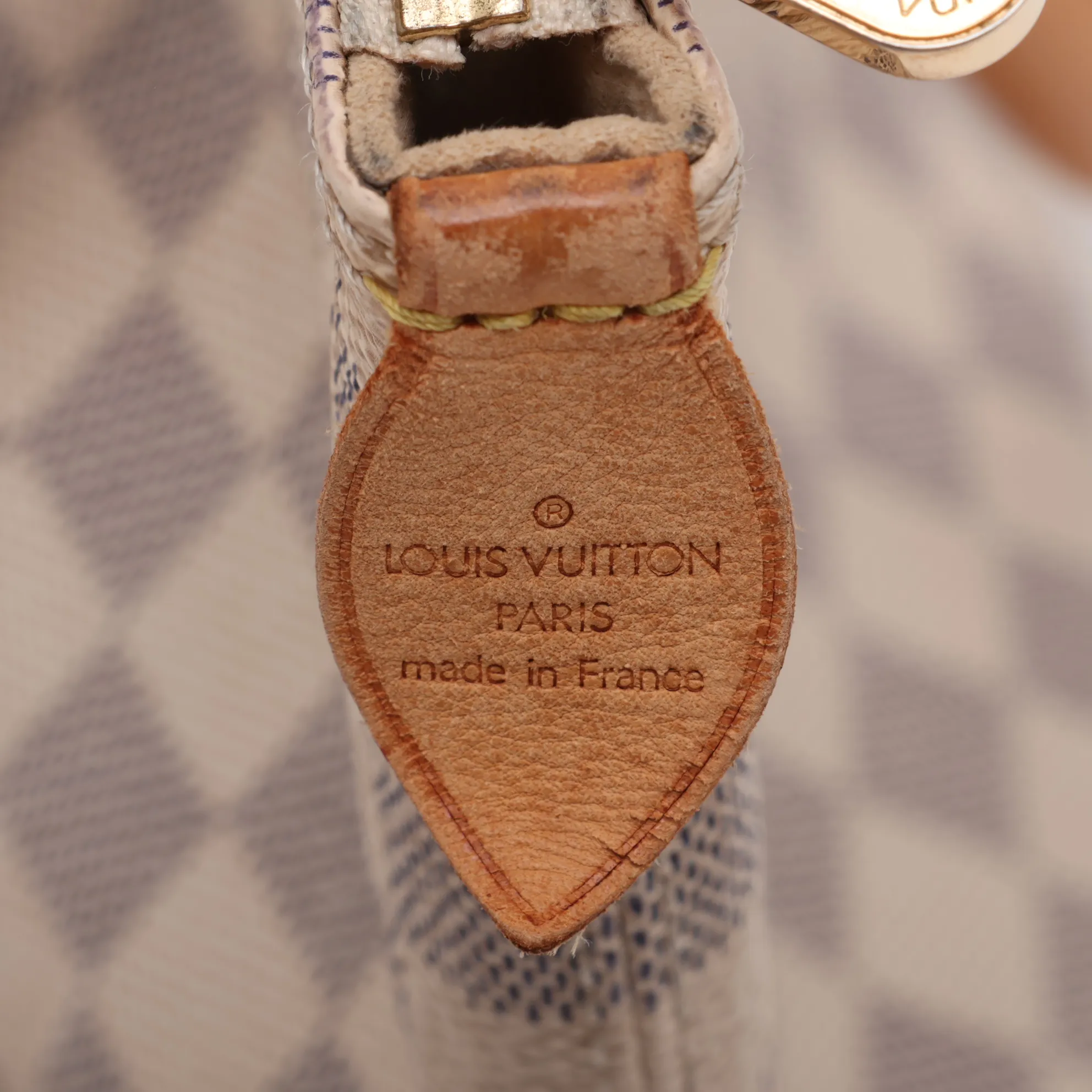 Damier Azur Saleya PM N51186 VI3007 White — view 10