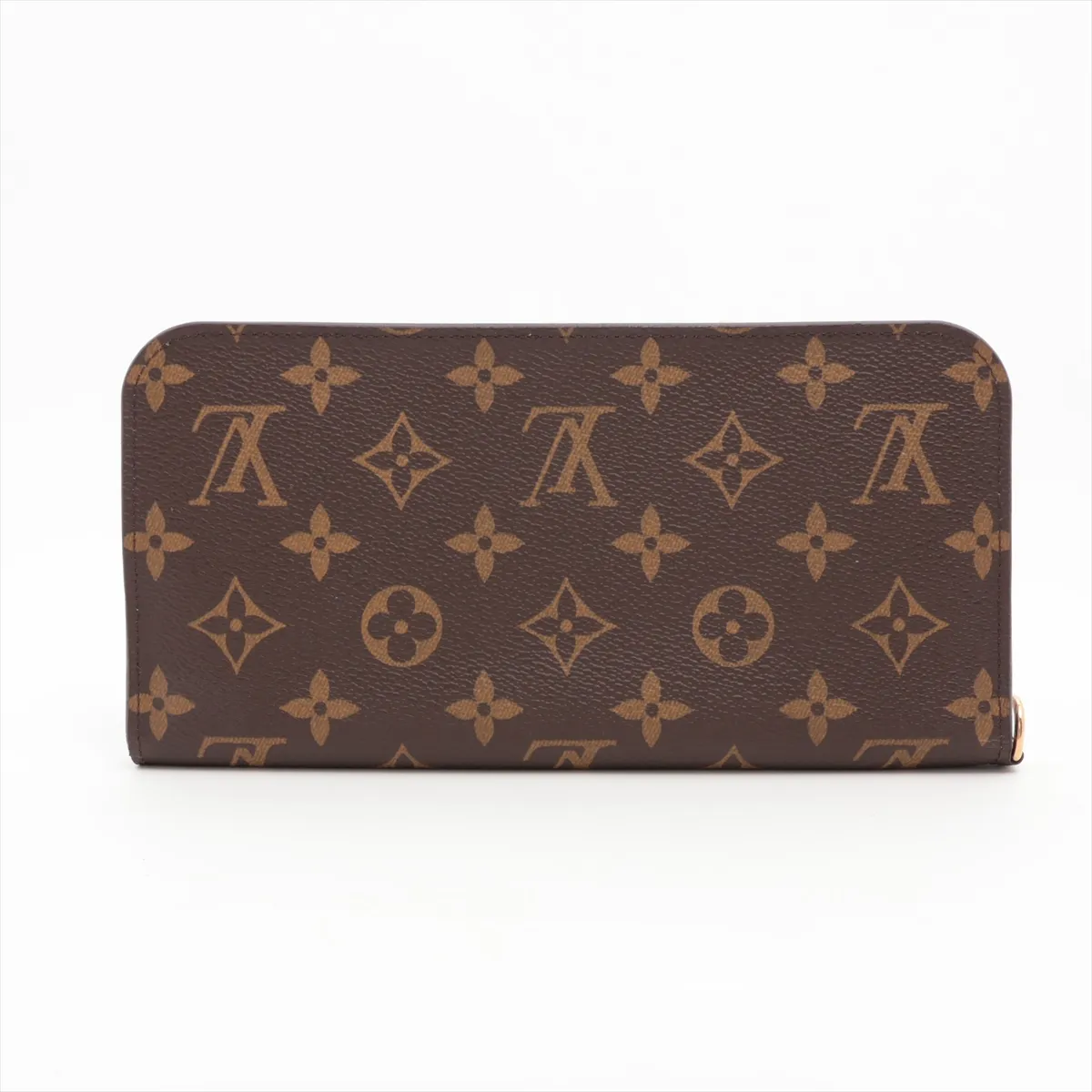Monogram Fleurie Portefeuille Insolite M60227 CA0180 Blue x Brown Round Zip Wallet — view 2