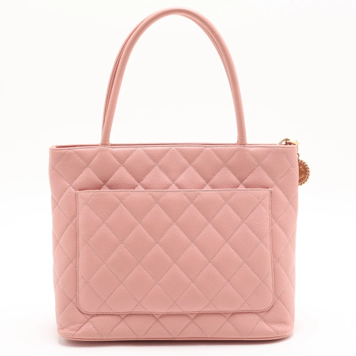 Reissue Caviar Skin Tote Bag, Pink with Gold Hardware, 6430168, Series 6 — view 2