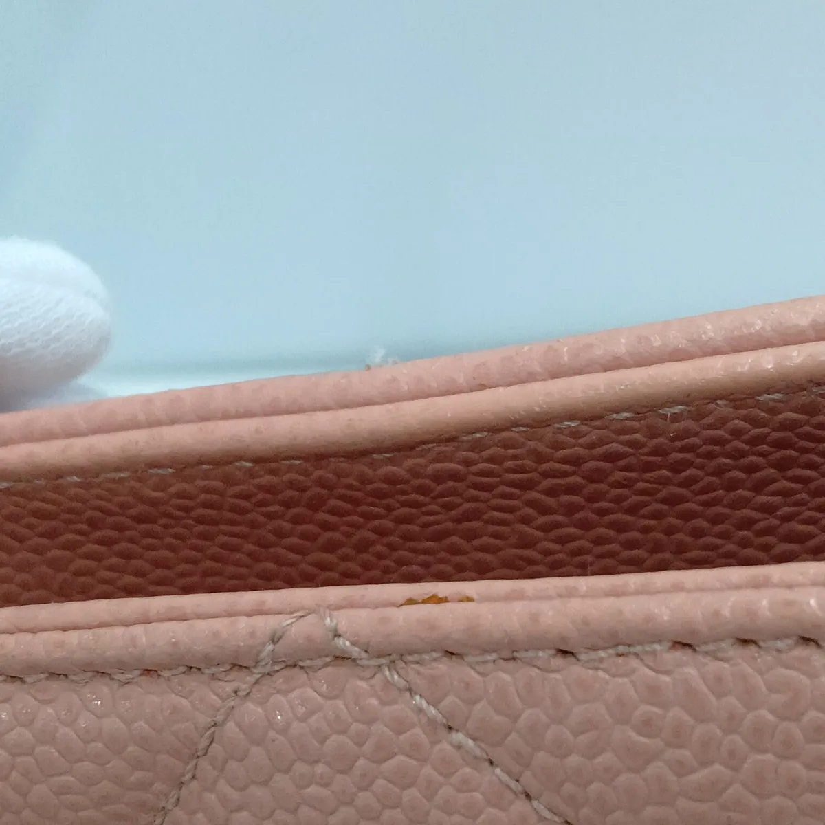 Reissue Caviar Skin Tote Bag, Pink with Gold Hardware, 6430168, Series 6 — view 11