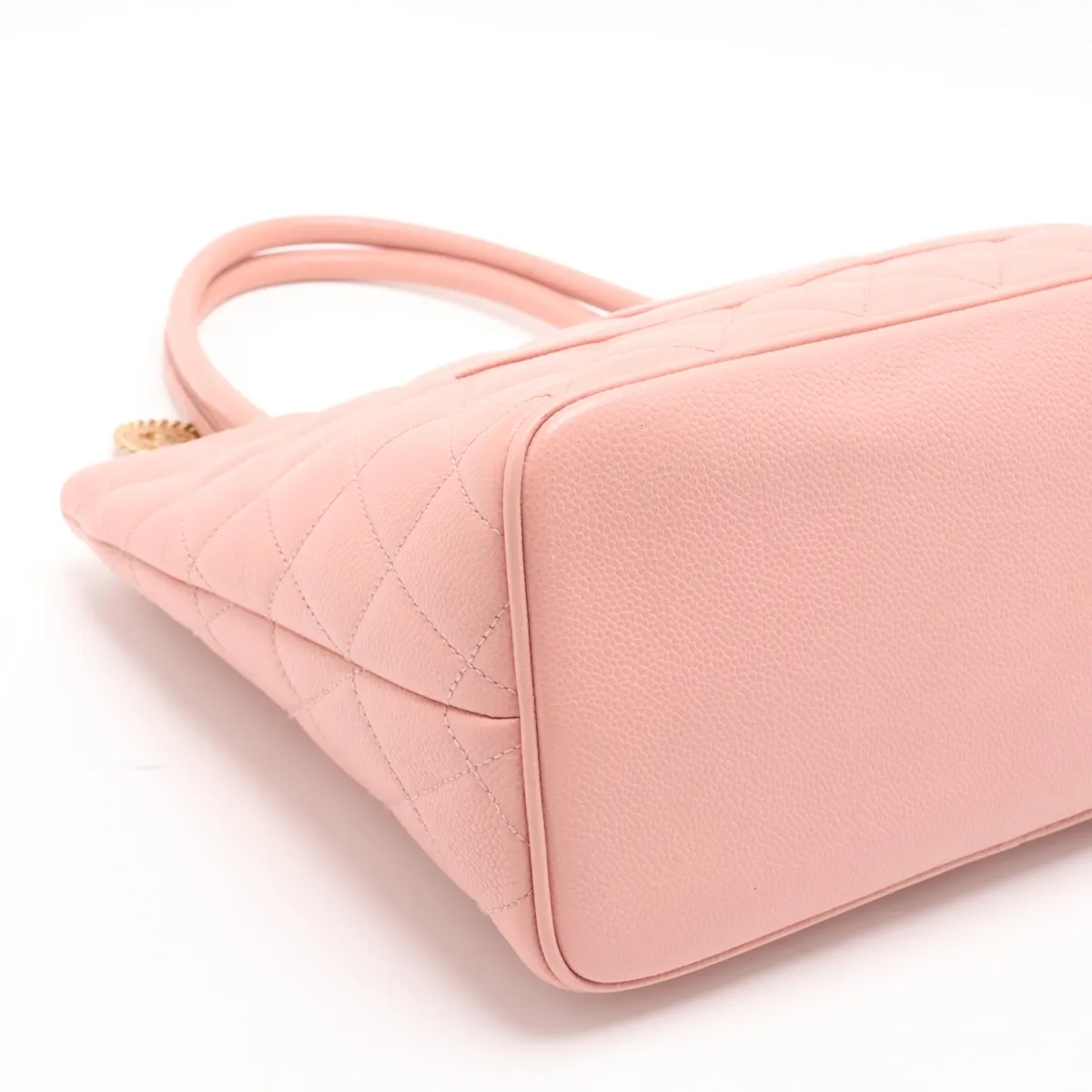 Reissue Caviar Skin Tote Bag, Pink with Gold Hardware, 6430168, Series 6 — view 4