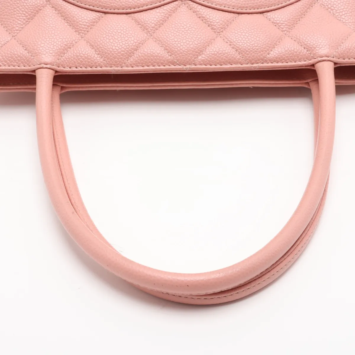 Reissue Caviar Skin Tote Bag, Pink with Gold Hardware, 6430168, Series 6 — view 5