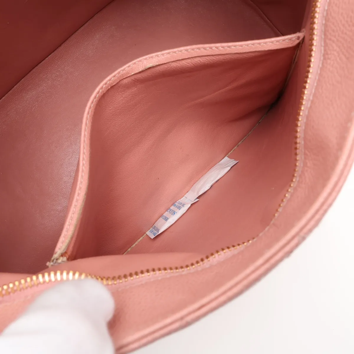Reissue Caviar Skin Tote Bag, Pink with Gold Hardware, 6430168, Series 6 — view 8