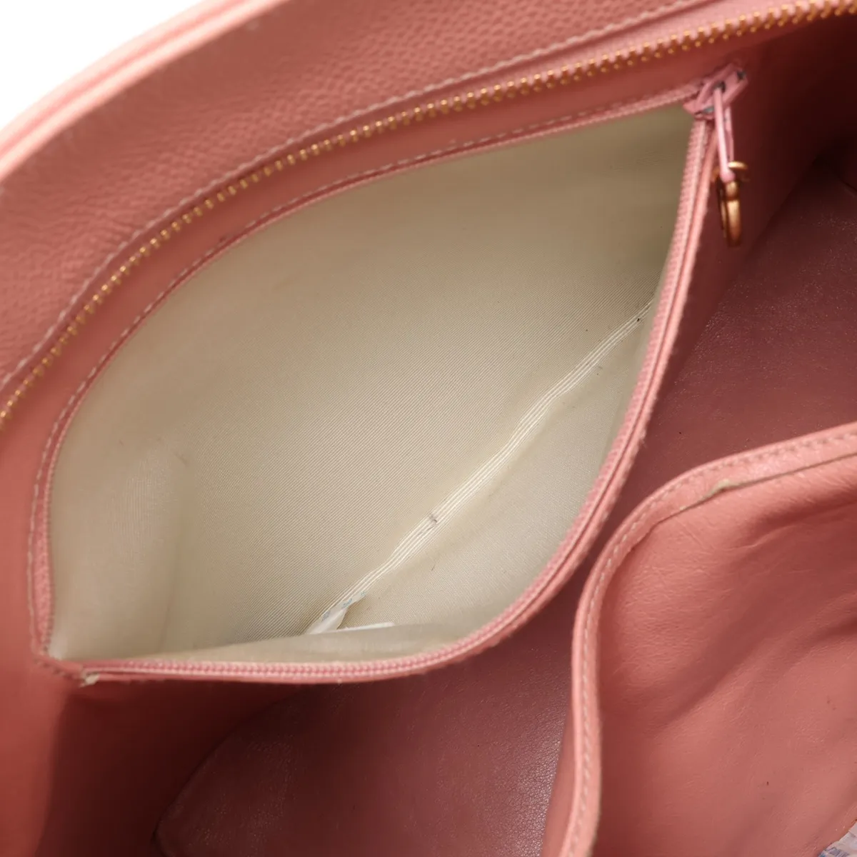 Reissue Caviar Skin Tote Bag, Pink with Gold Hardware, 6430168, Series 6 — view 9