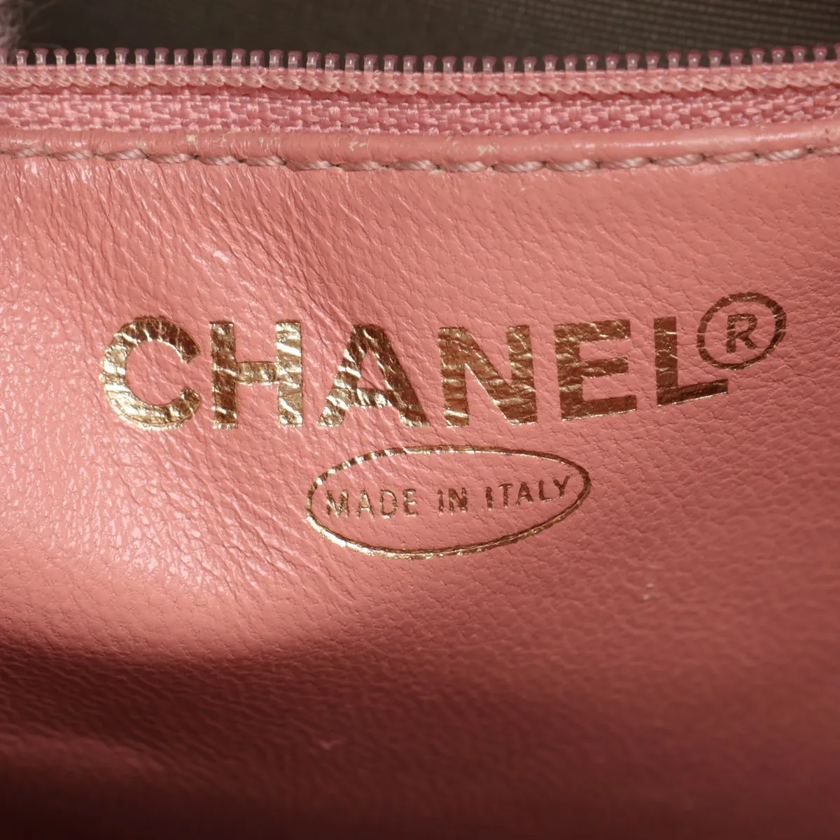 Reissue Caviar Skin Tote Bag, Pink with Gold Hardware, 6430168, Series 6 — view 10