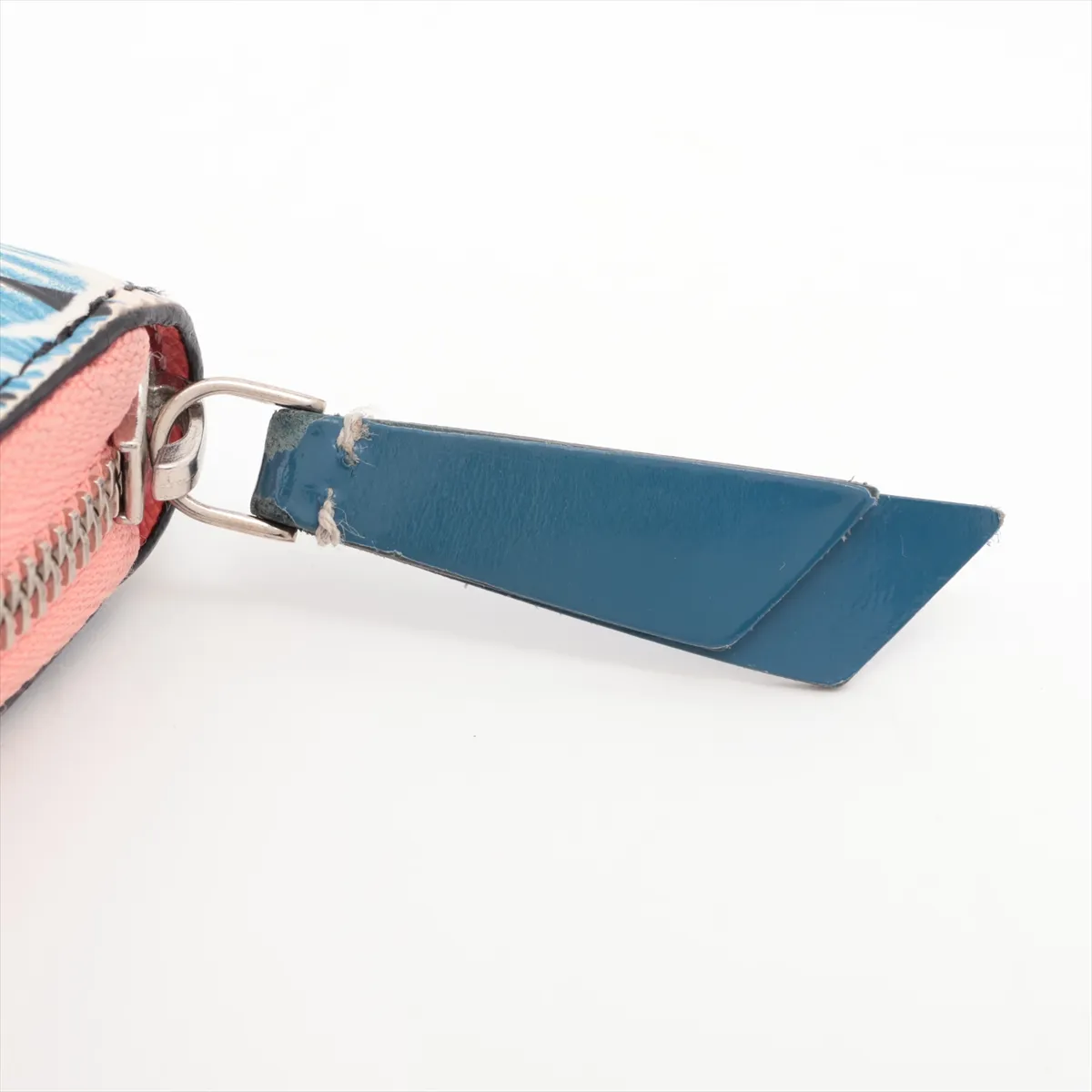 Epi Zippy Wallet M56233 TN4135 Blue x Pink Round Zip Wallet — view 13