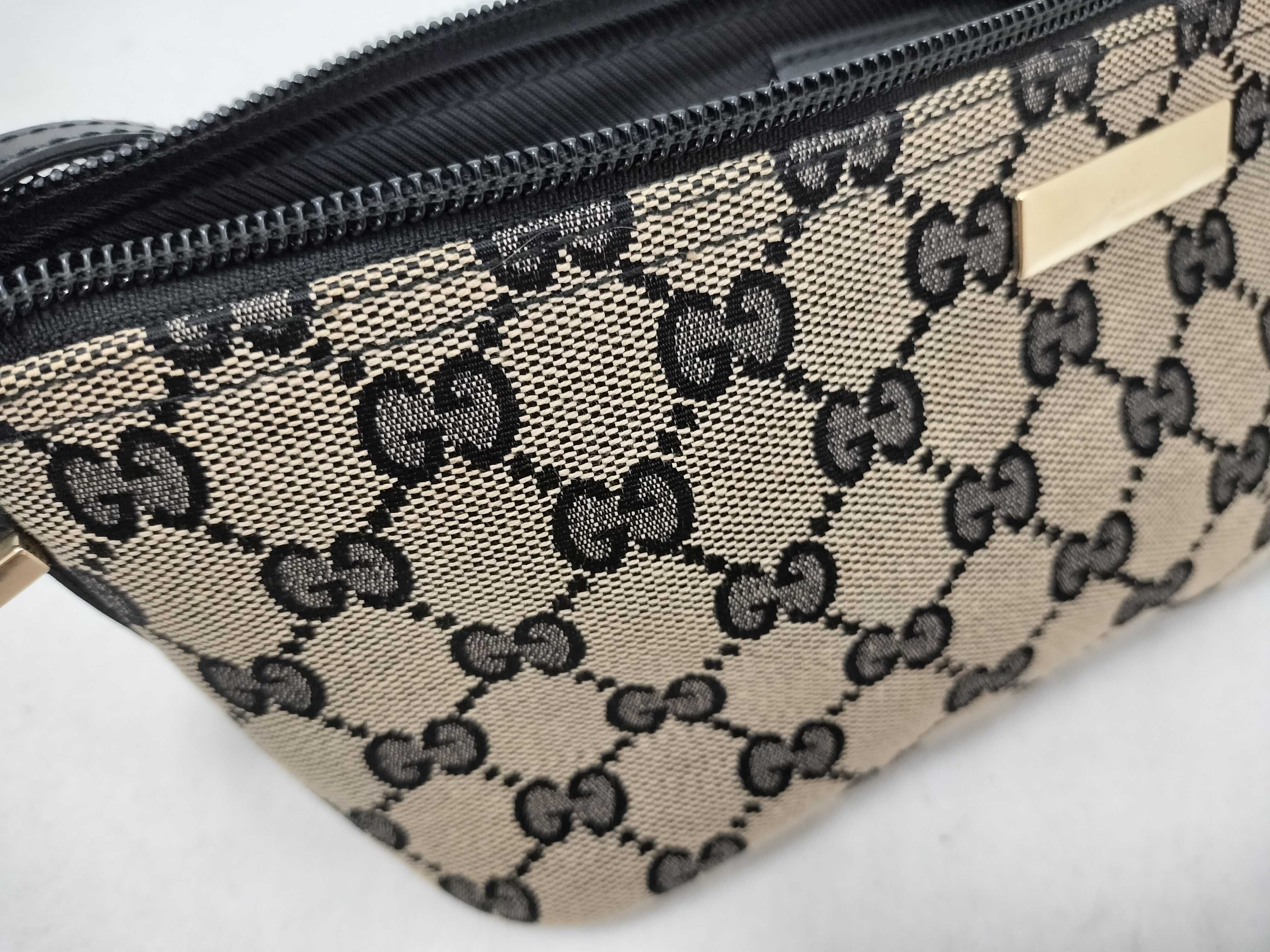 GG Canvas Mini Pouch, Black, with Dust Bag. — view 12