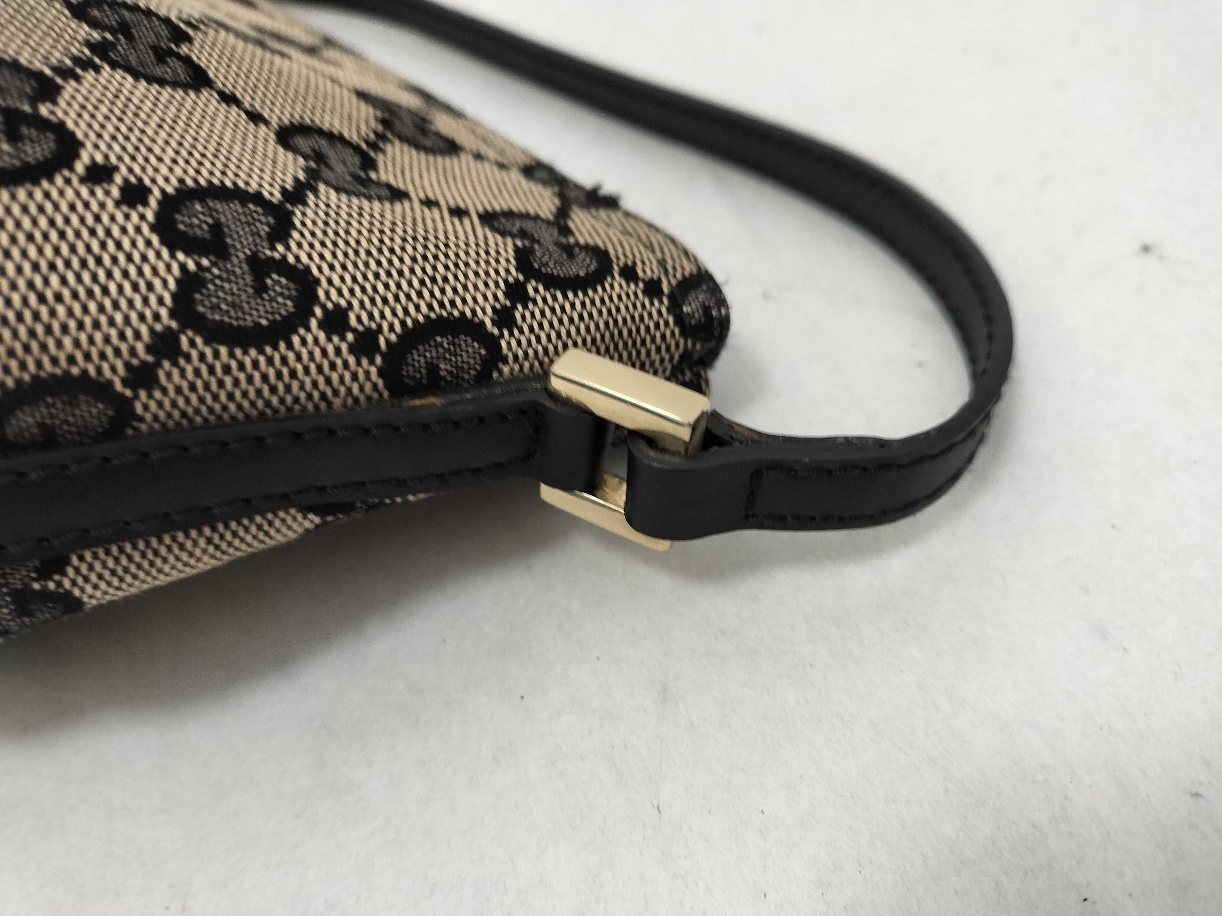 GG Canvas Mini Pouch, Black, with Dust Bag. — view 5