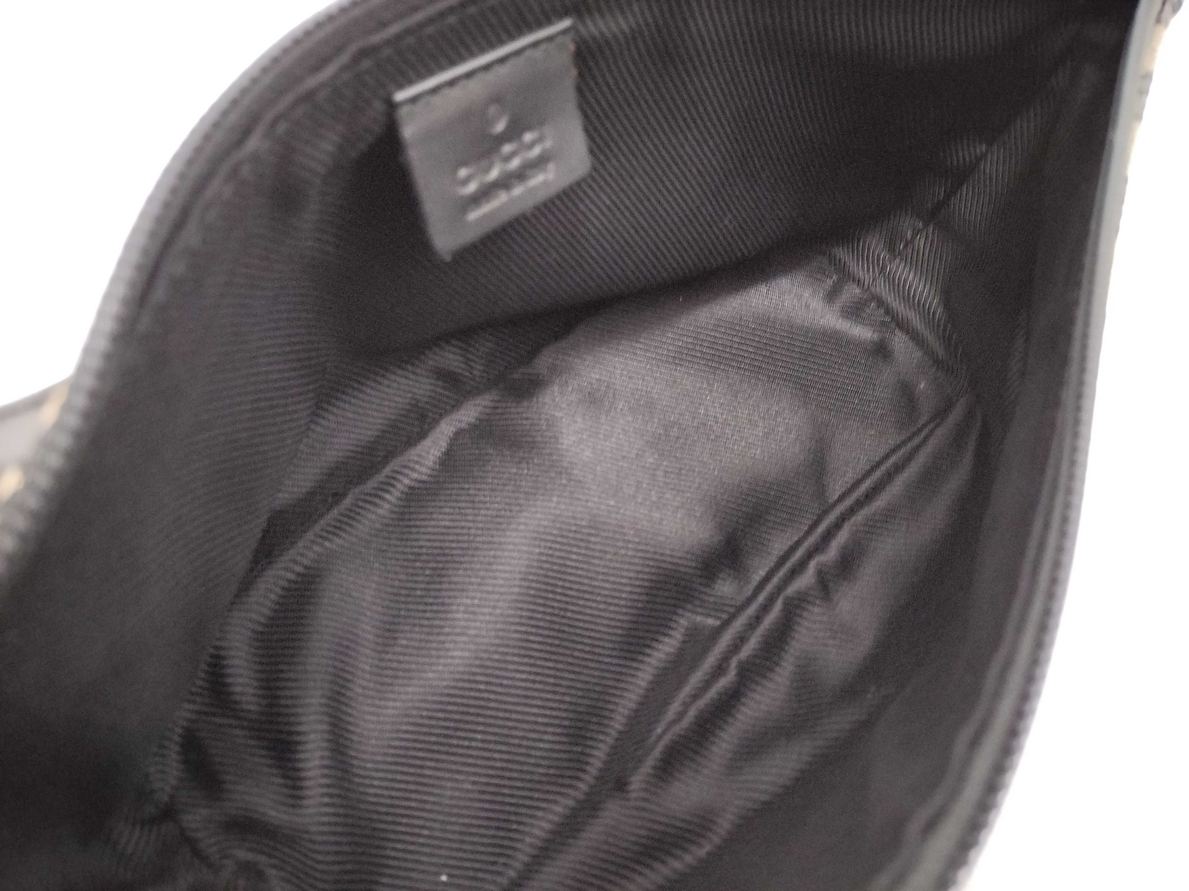 GG Canvas Mini Pouch, Black, with Dust Bag. — view 10