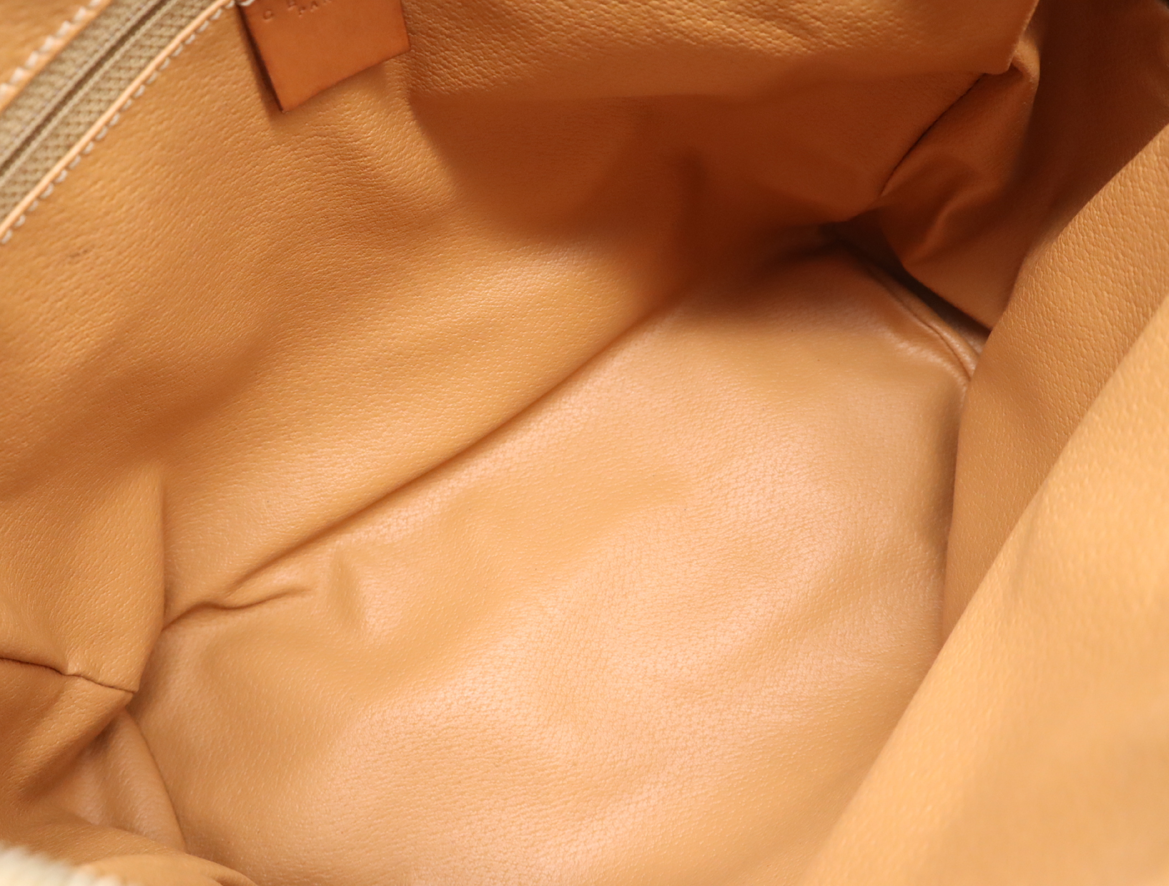 PVC x Leather Macadam Handbag, Brown/Light Brown, Gold Hardware — view 15