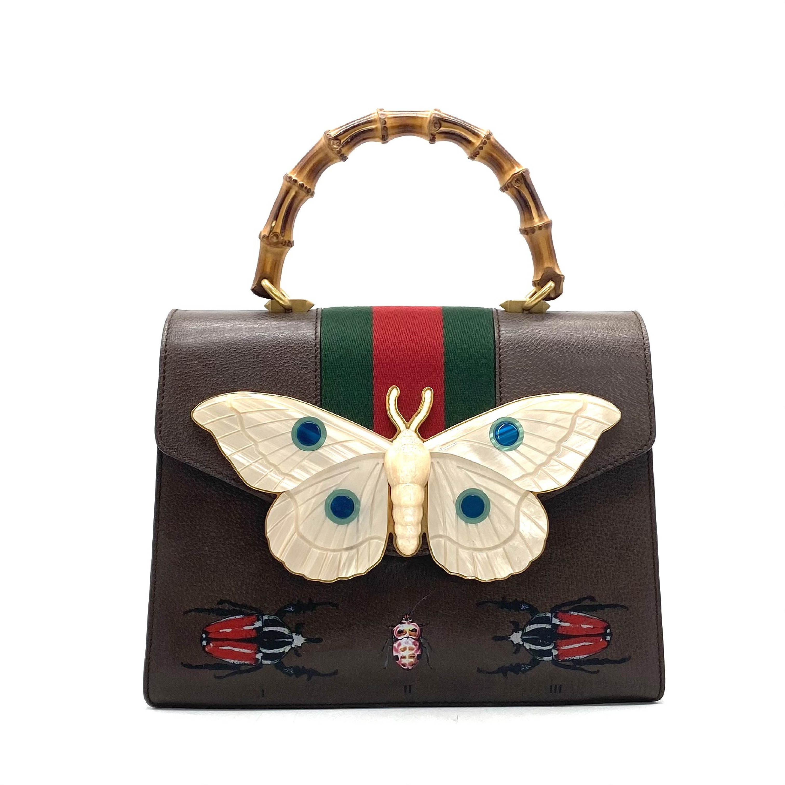 Bamboo Butterfly Leather Hand — view 2