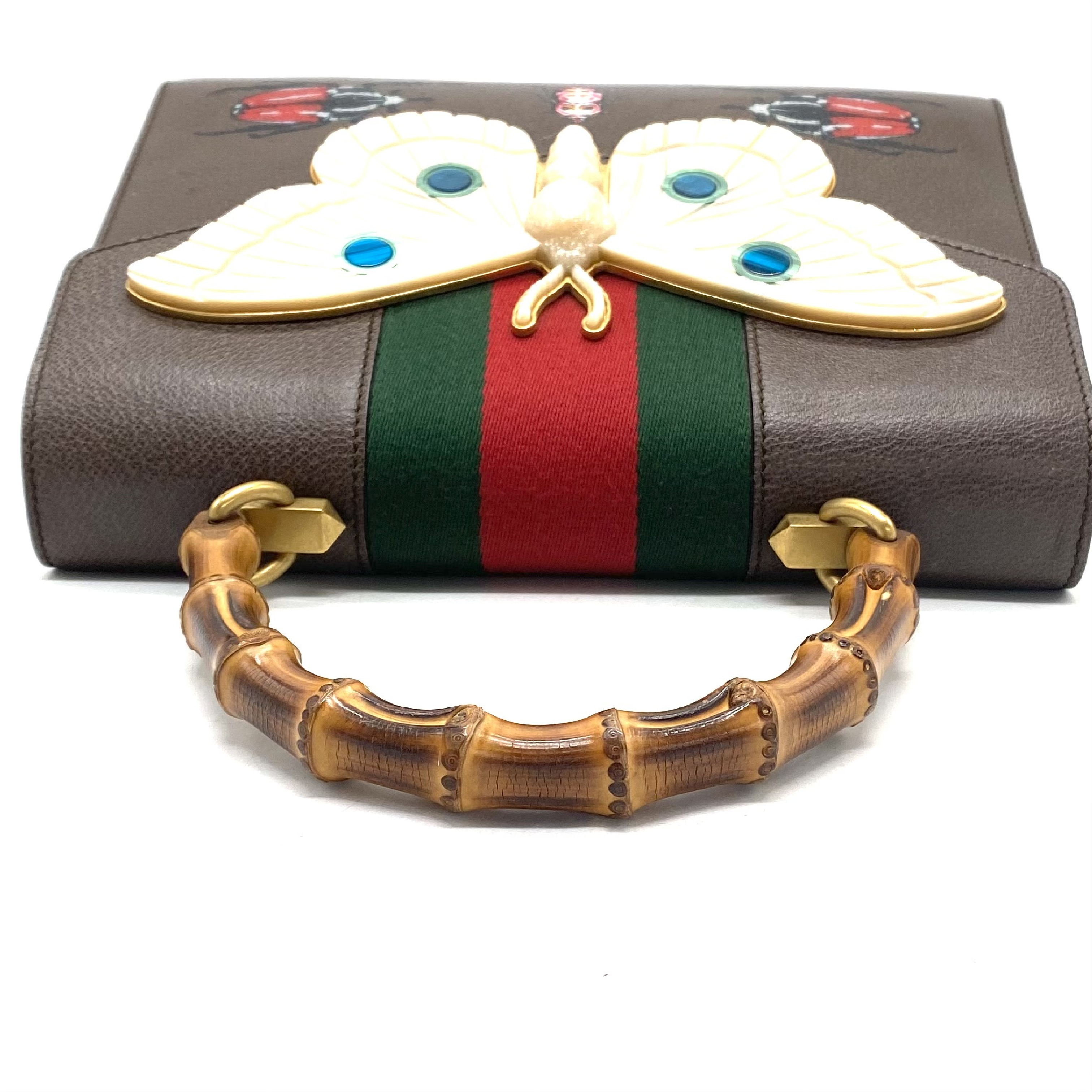 Bamboo Butterfly Leather Hand — view 6