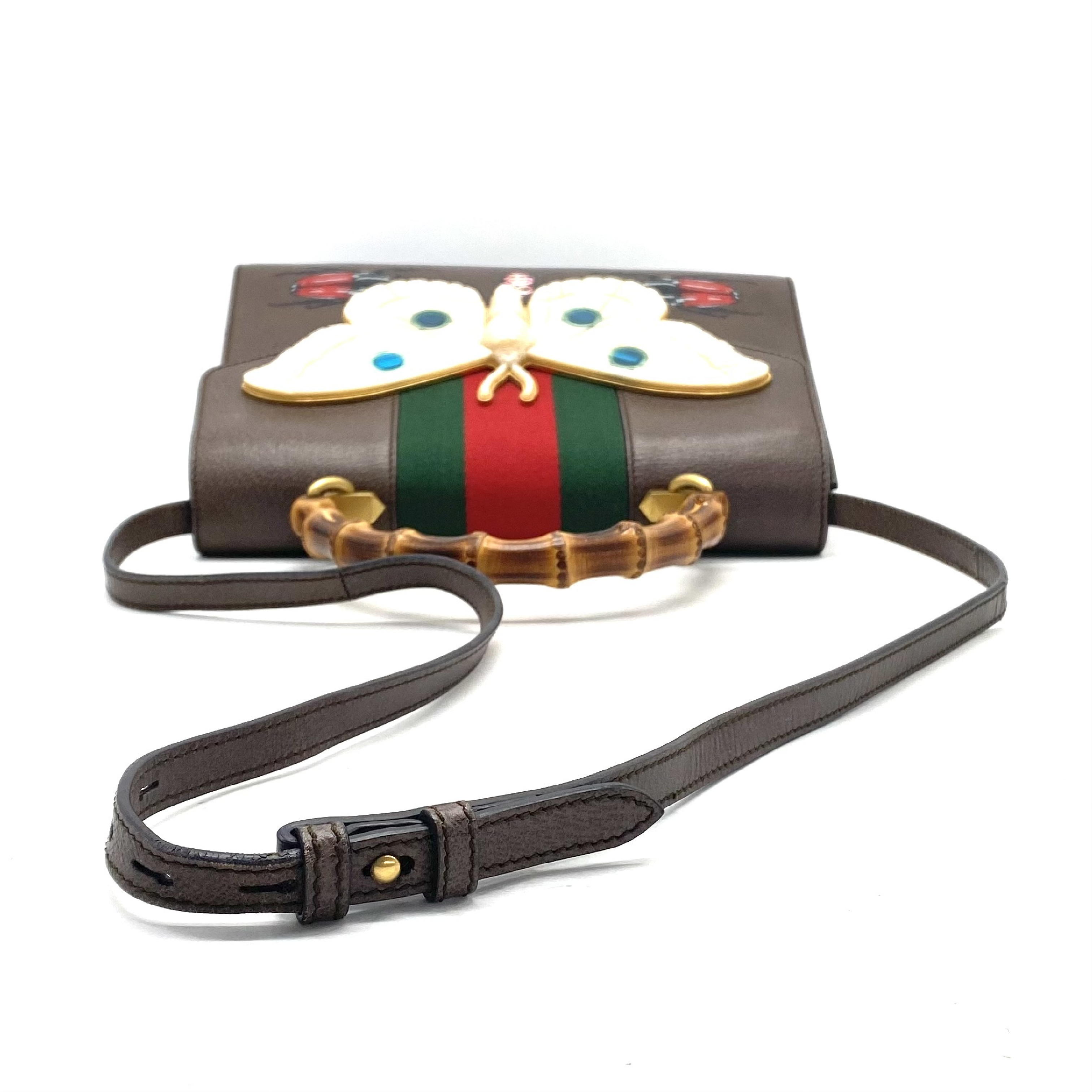 Bamboo Butterfly Leather Hand — view 7