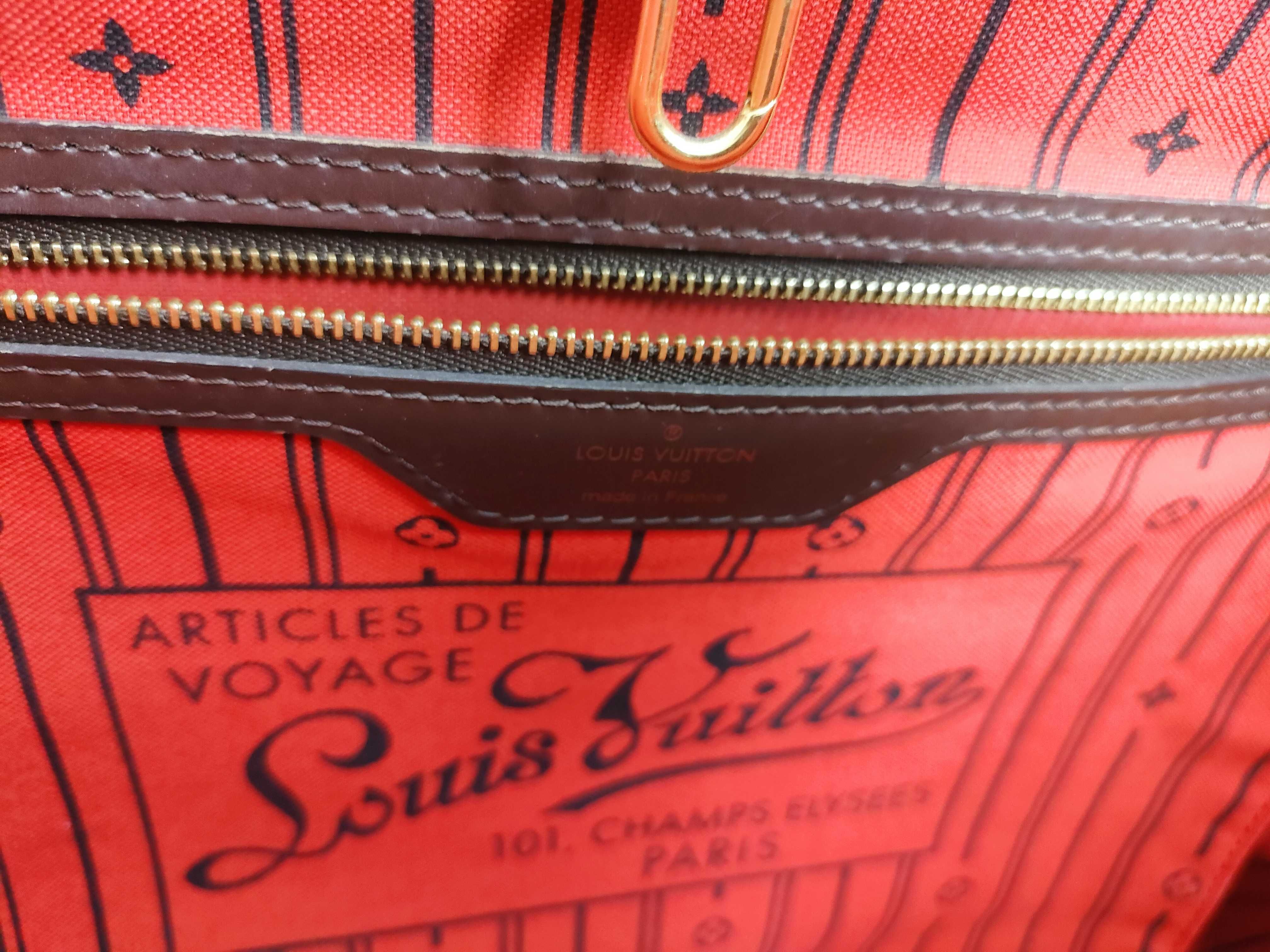 Damier N51106 Neverfull GM Damier Tote Bag — view 9