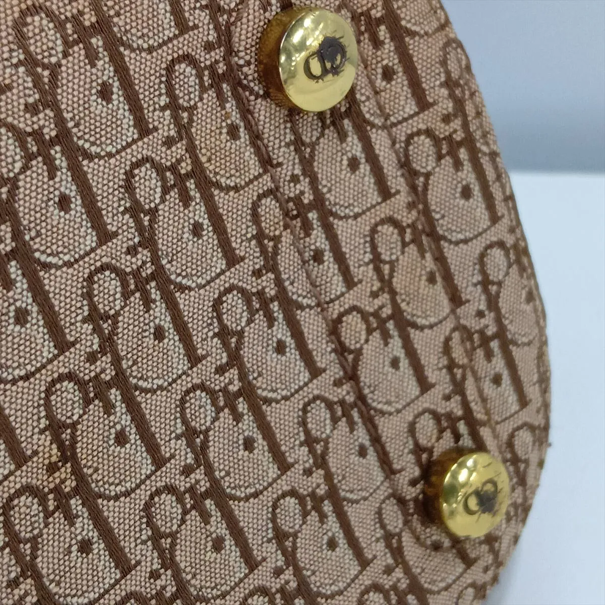 Street Chic Canvas x Leather Handbag, Brown — view 12