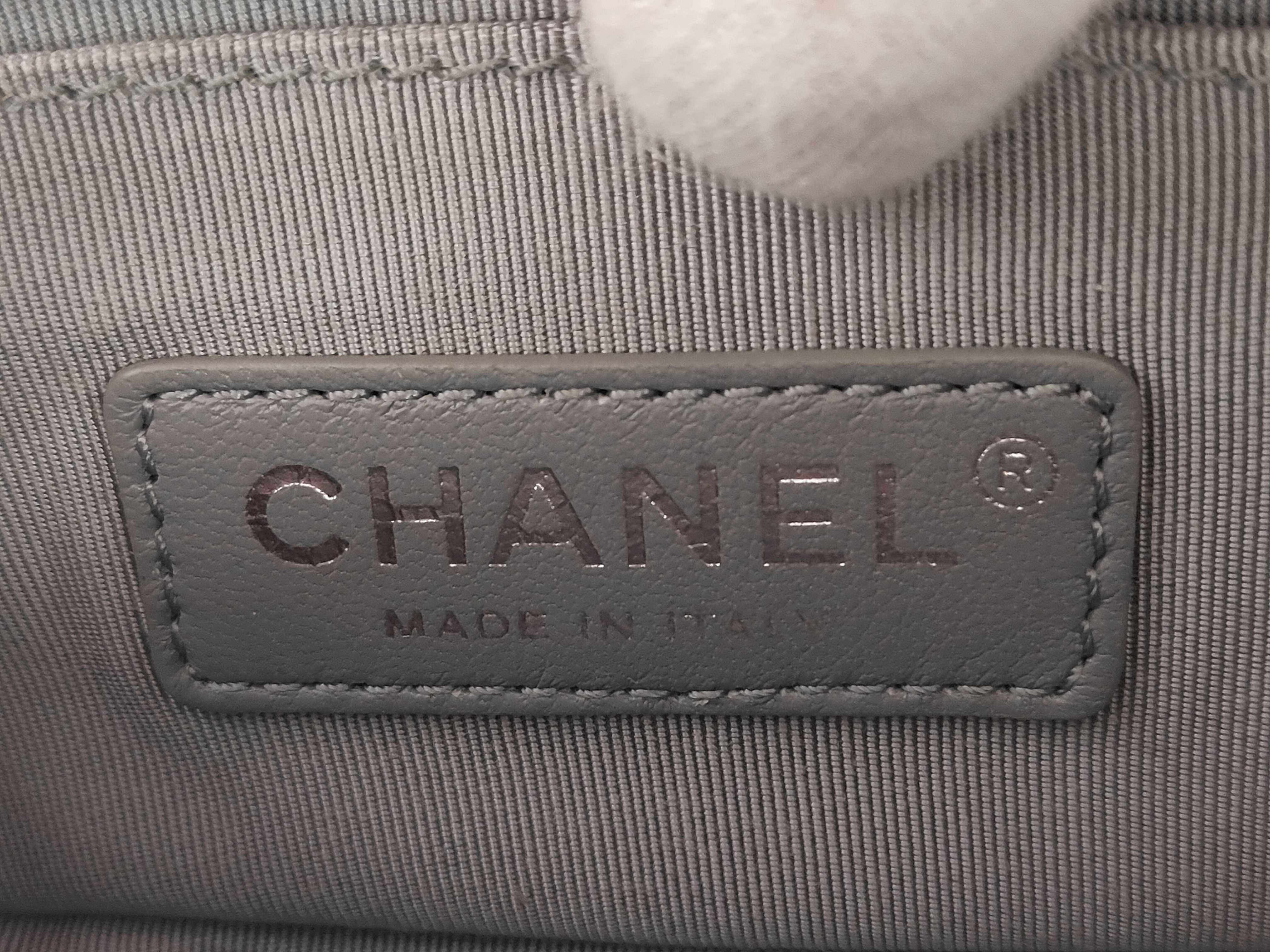 Boy Chanel Matelassé Chain Shoulder Bag, Velour Pink, Ruthenium Hardware — view 11