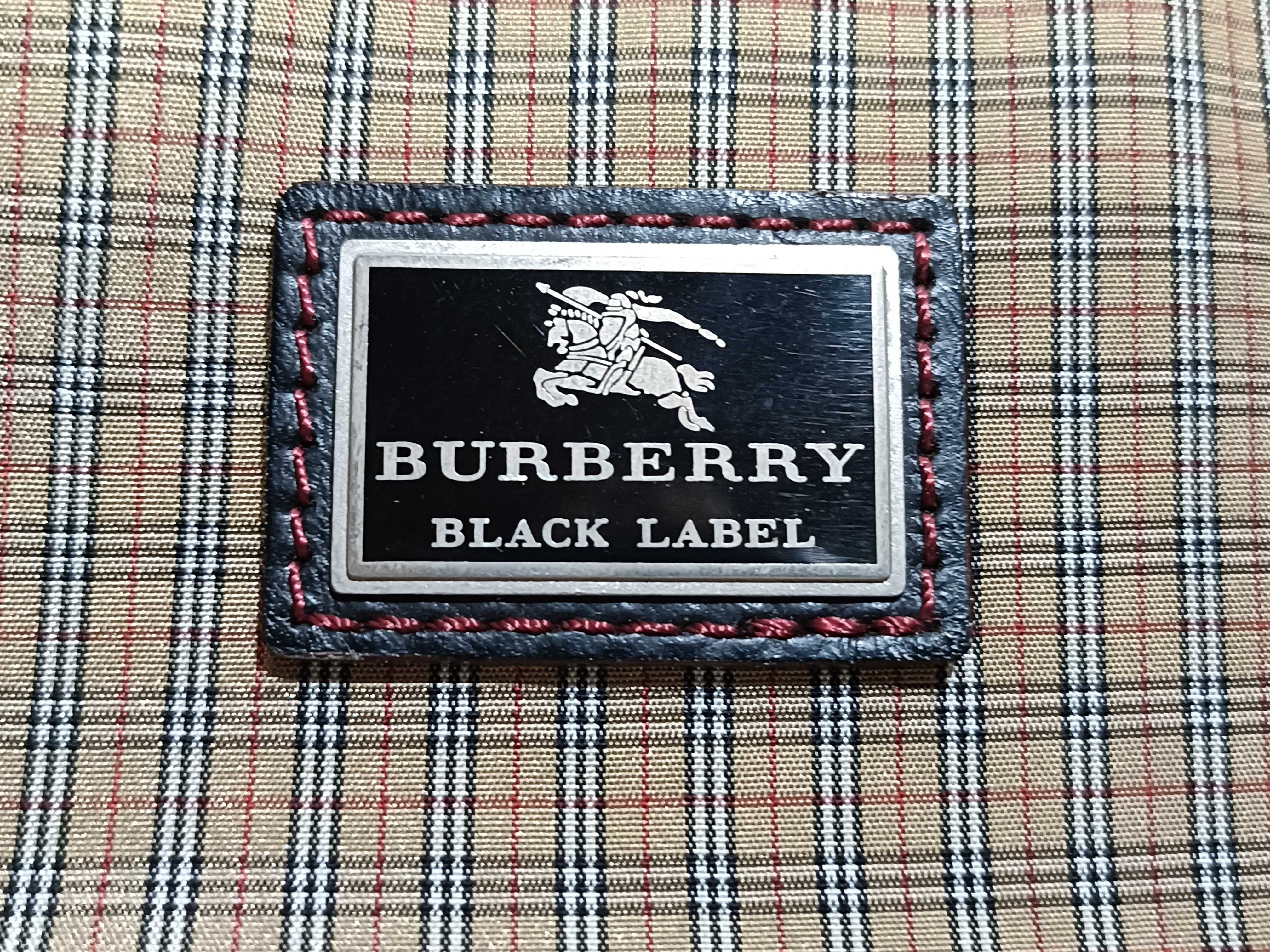 Black Label Check Nylon Tote Bag — view 13