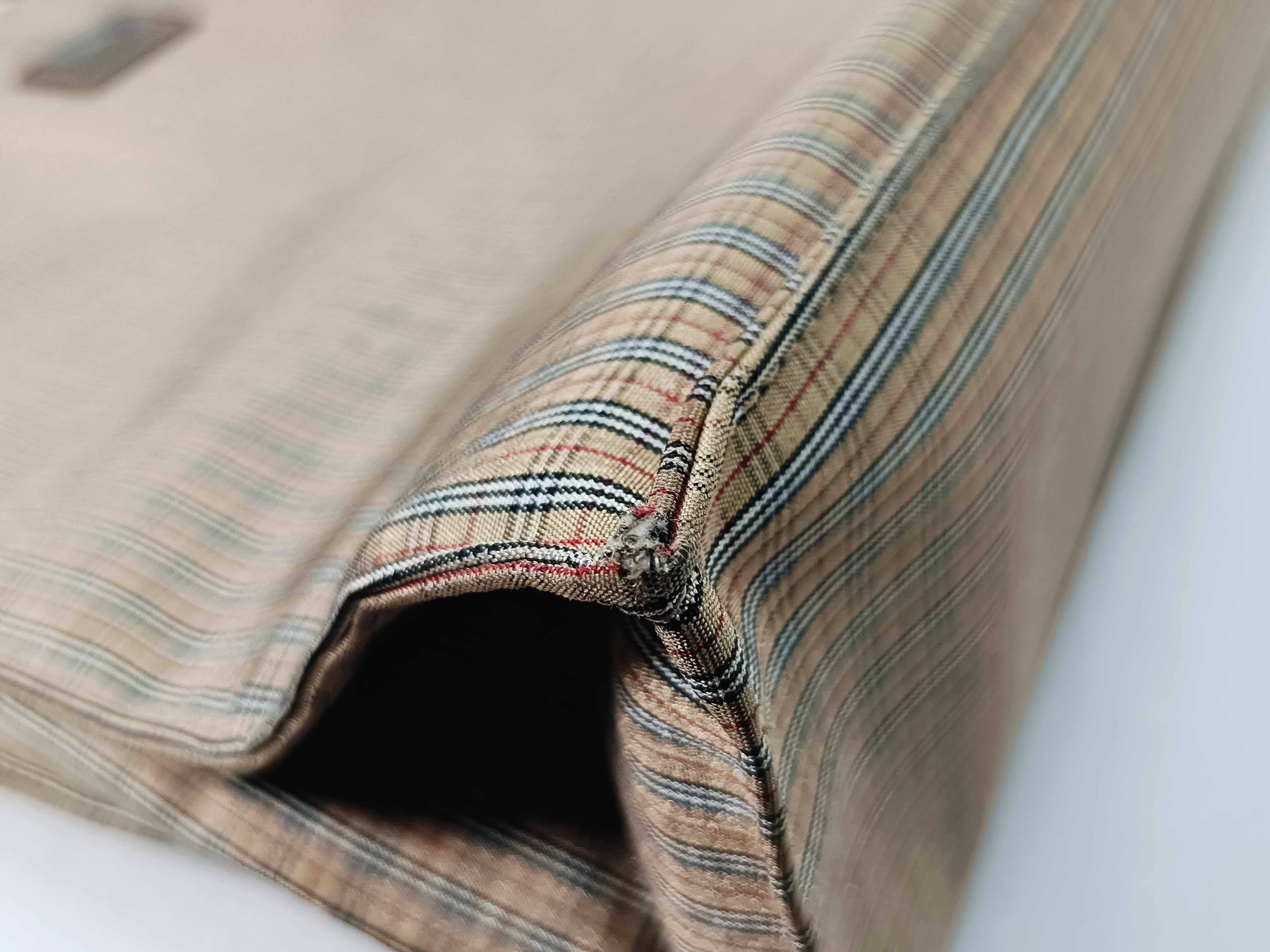 Black Label Check Nylon Tote Bag — view 6