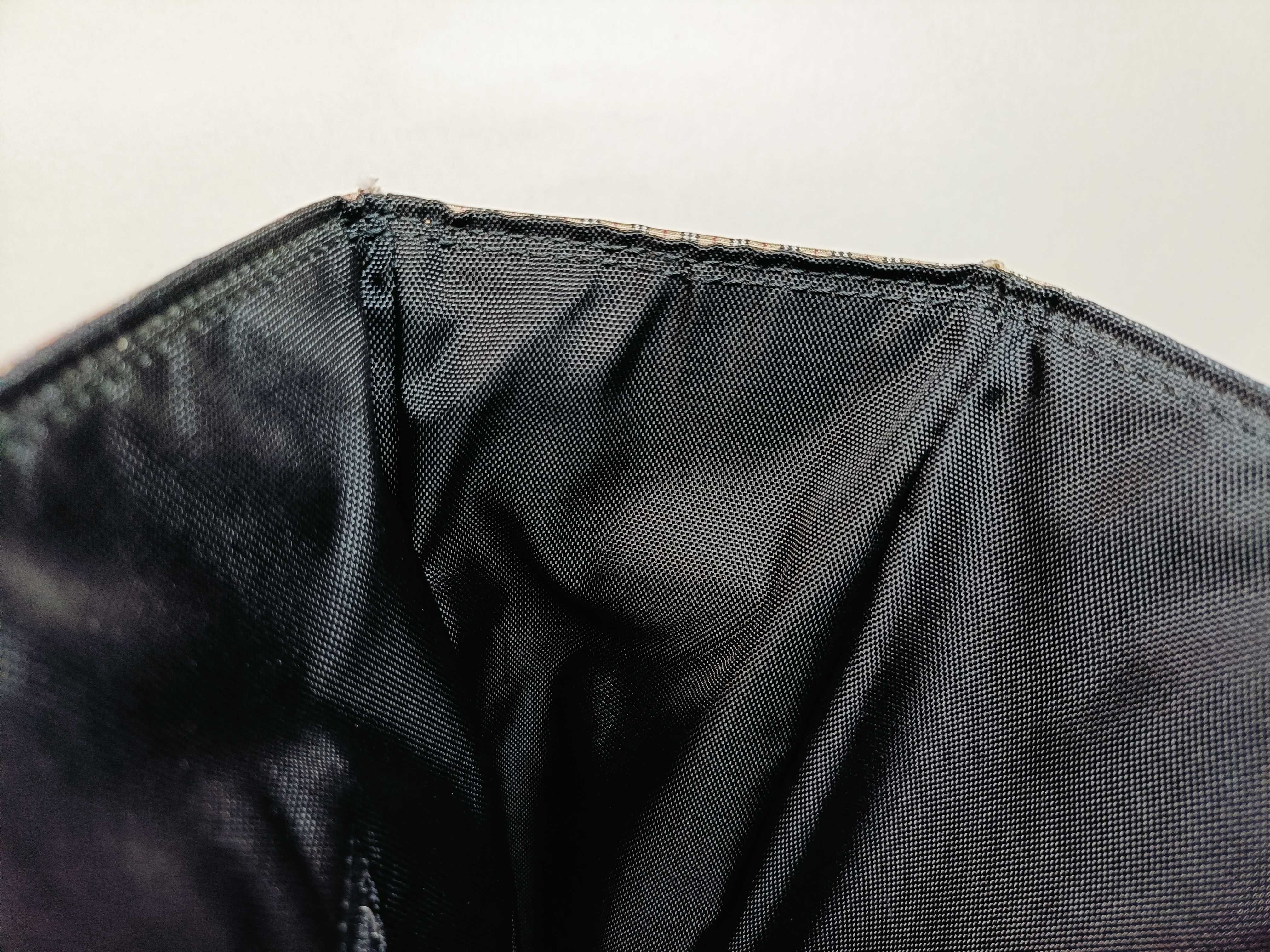 Black Label Check Nylon Tote Bag — view 8