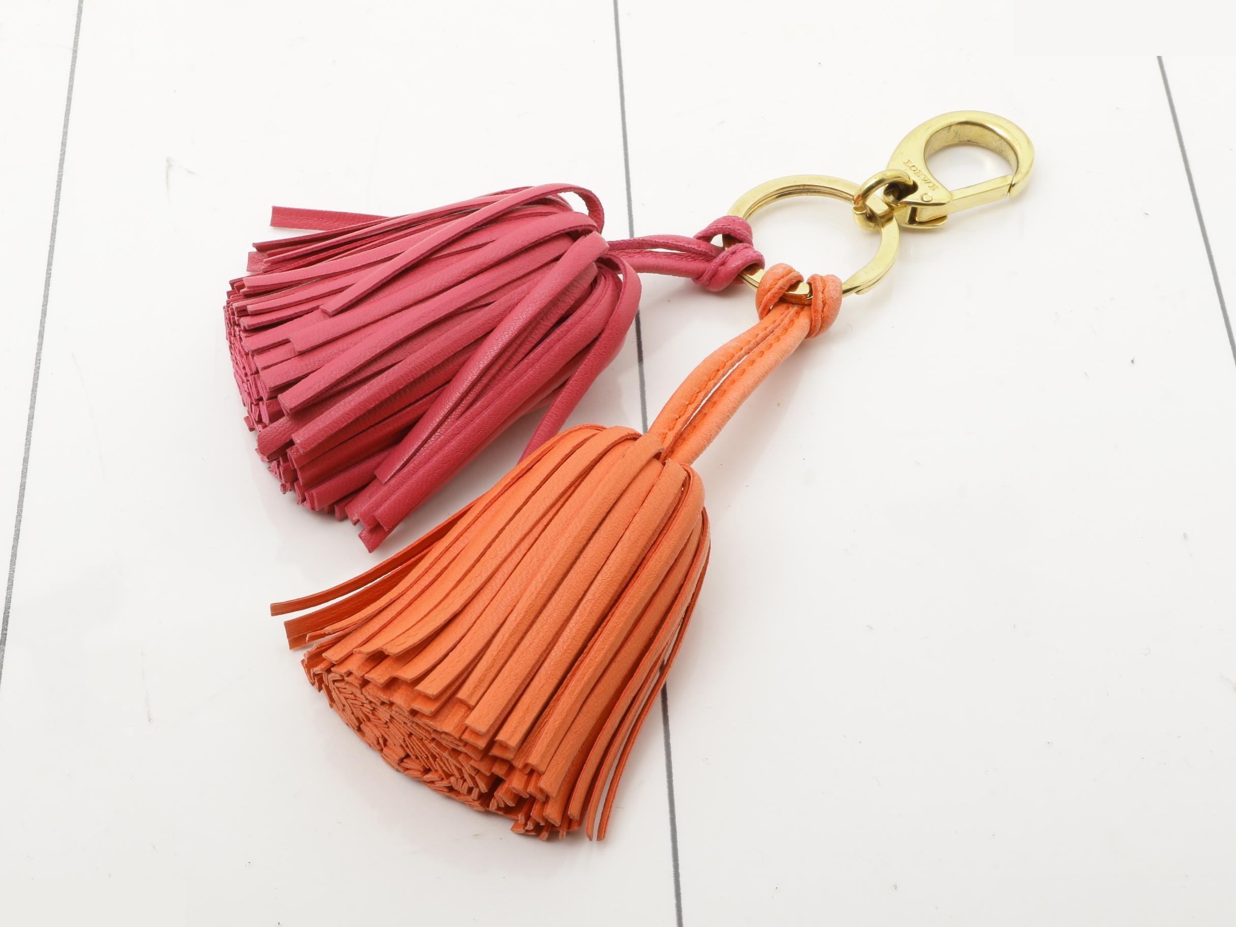 Fringe bag charm, cell phone strap, keychain