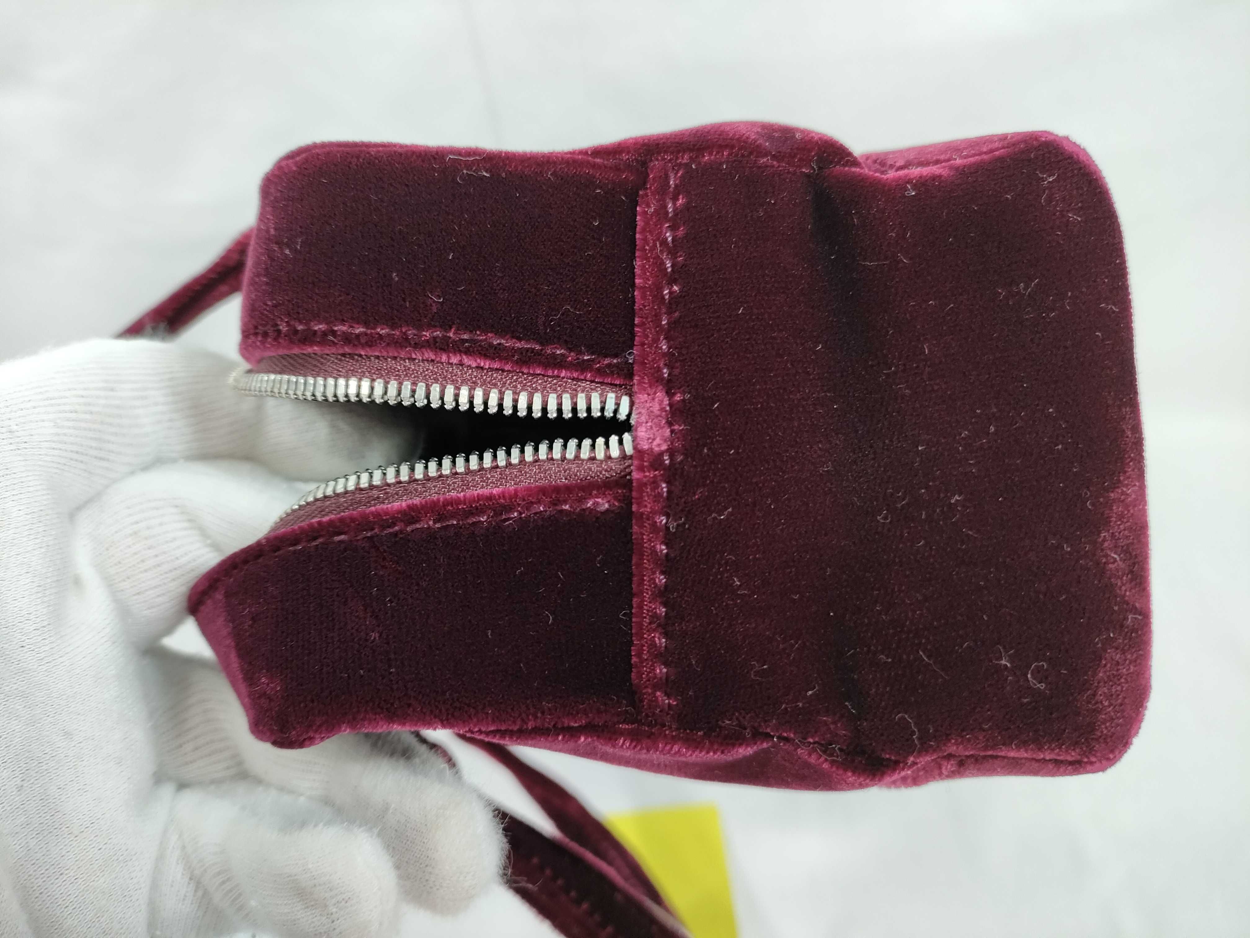 Amazona Mini Handbag, Velour, Rhinestone, Unused. — view 13