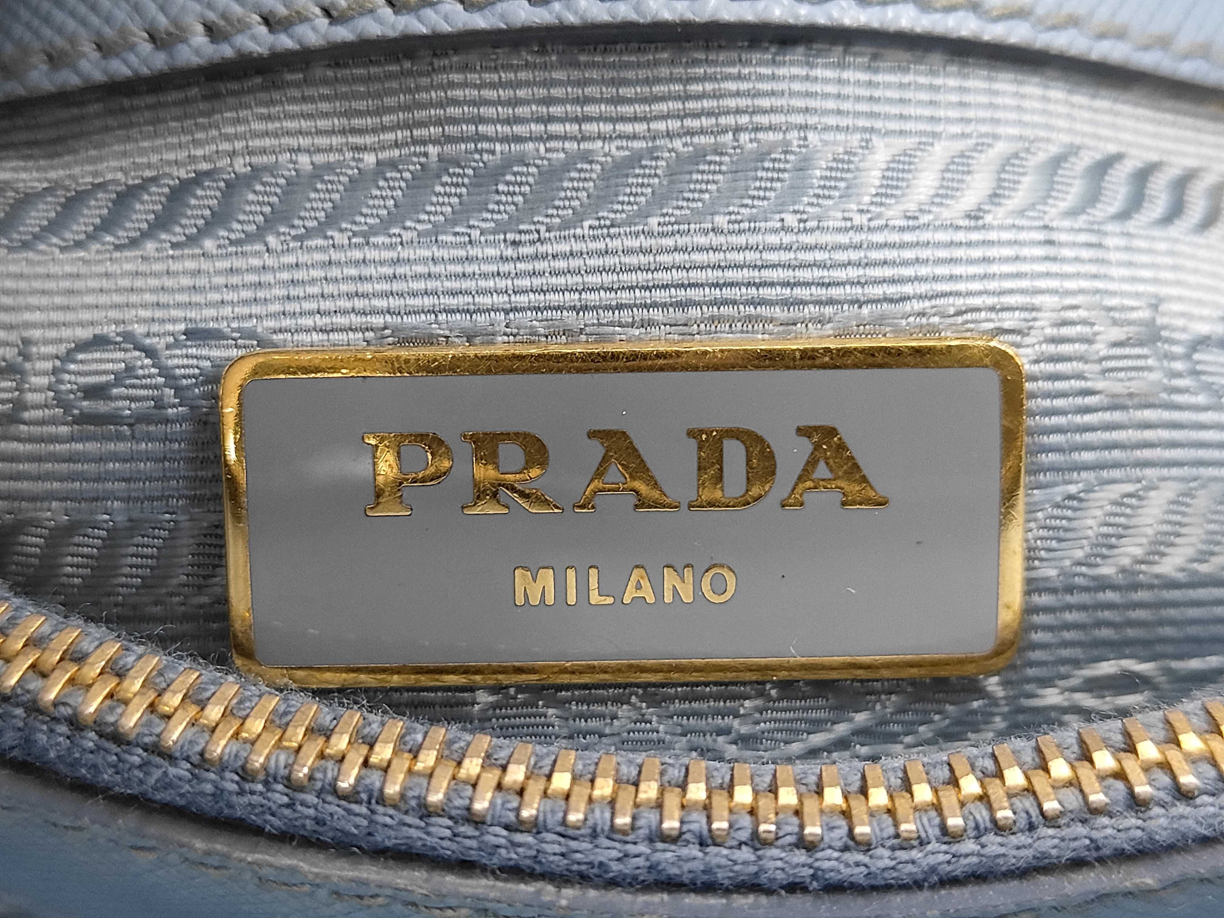 Saffiano 2-way Blue Handbag — view 15
