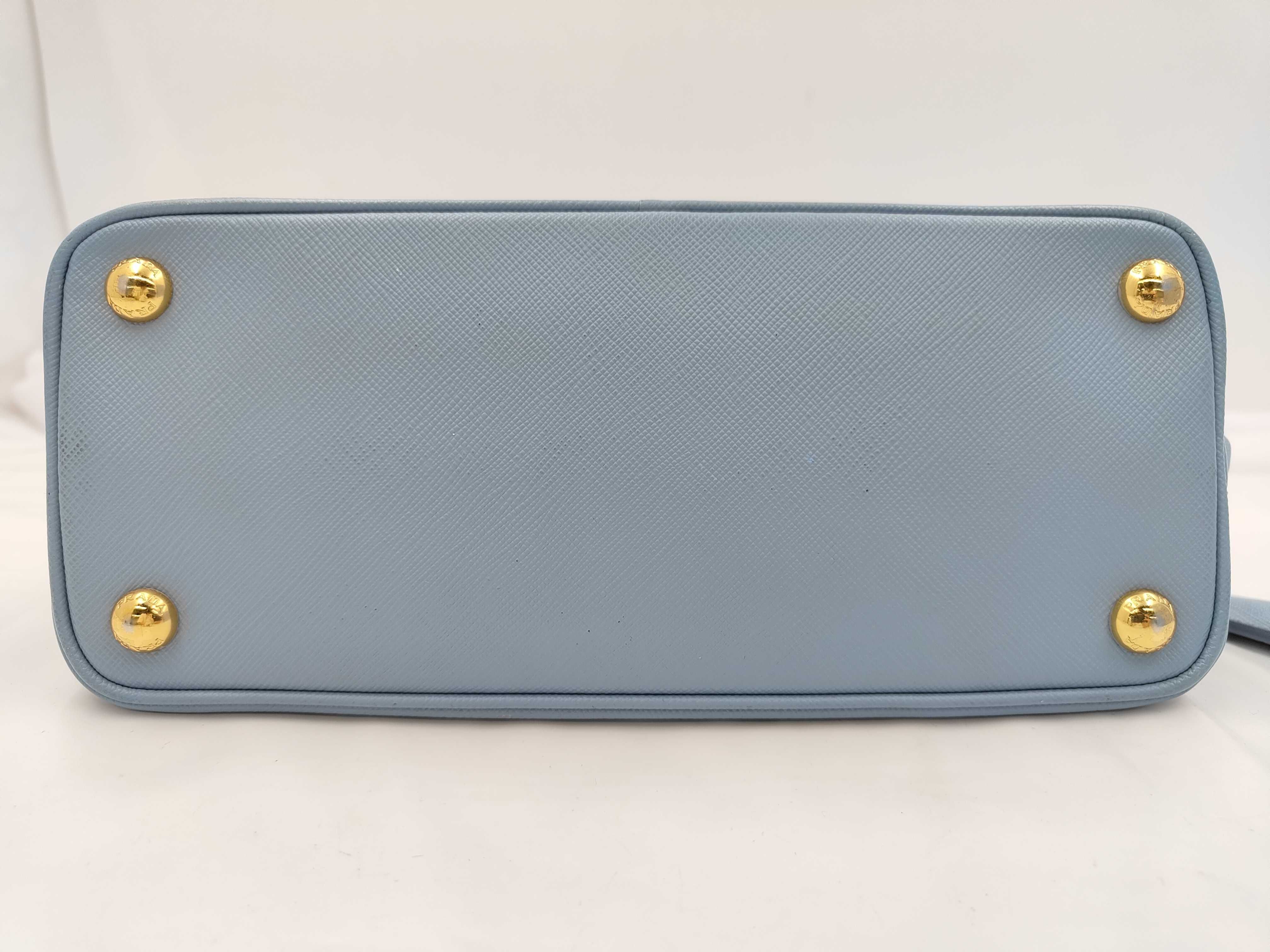 Saffiano 2-way Blue Handbag — view 10
