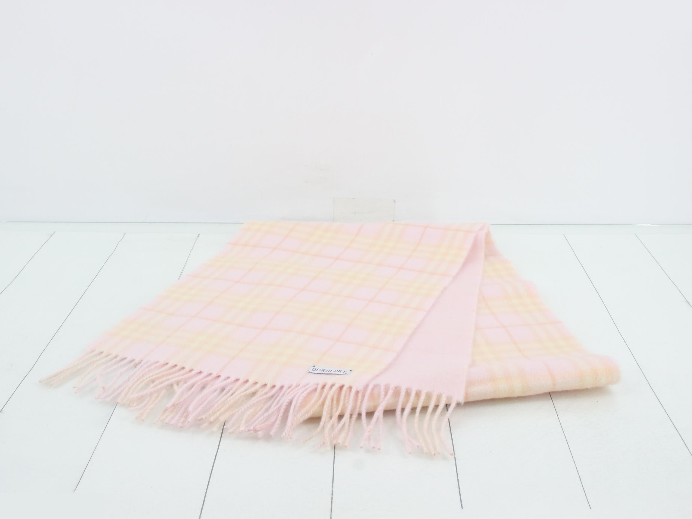 Stole, accessories, scarf, check pattern, pink — view 2