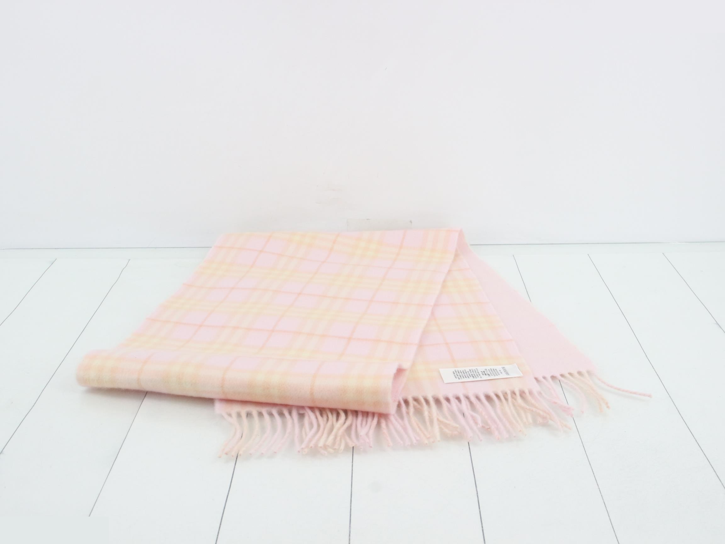 Stole, accessories, scarf, check pattern, pink — view 3