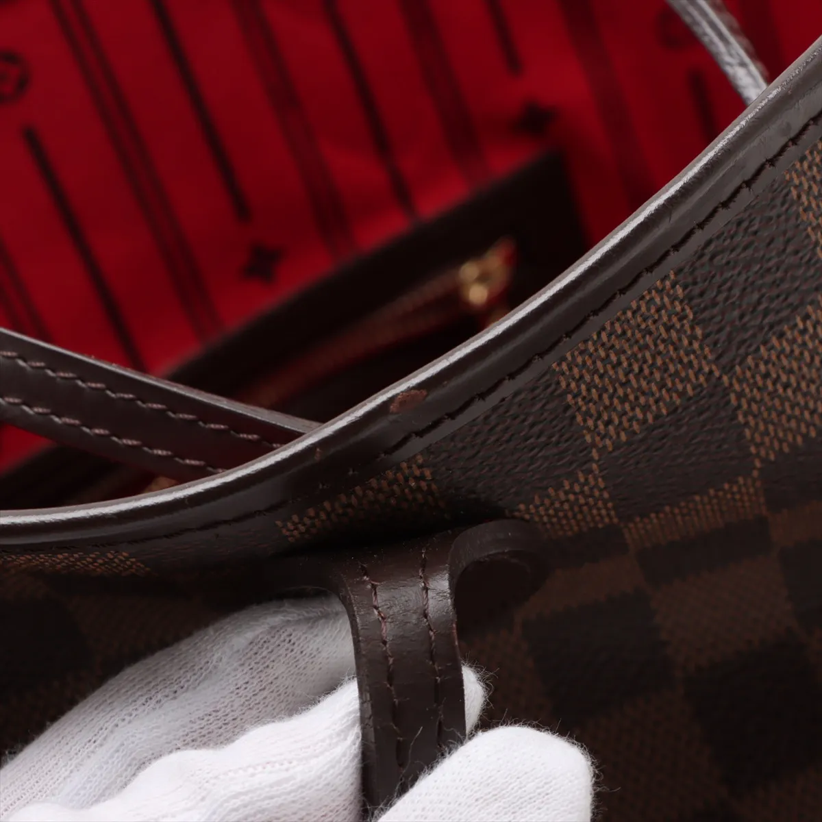 Damier Neverfull MM N51105 SA3182 Brown — view 12