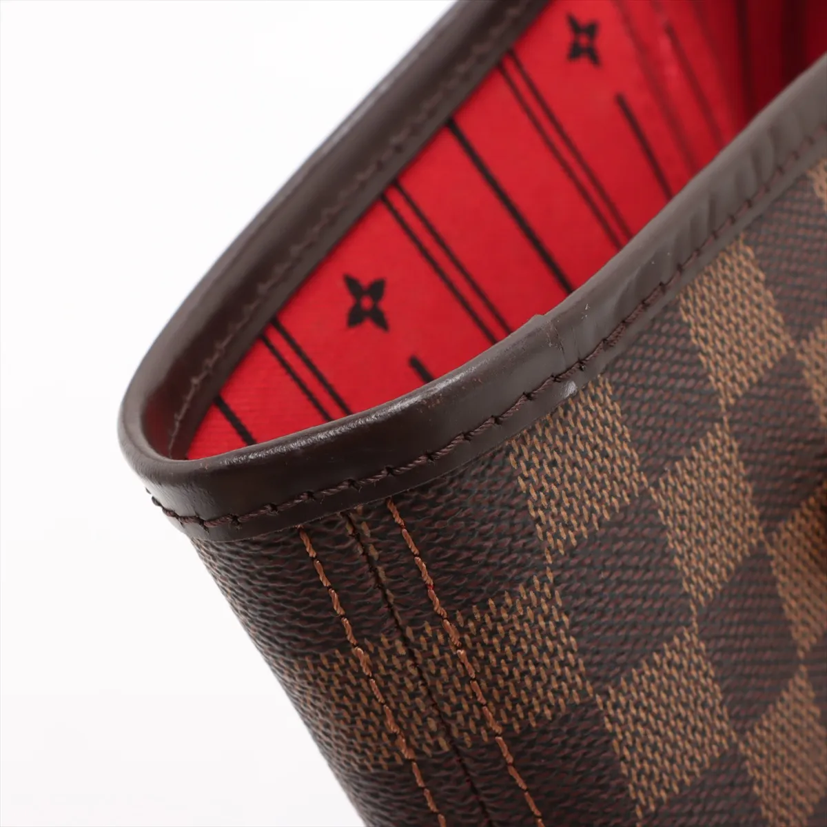 Damier Neverfull MM N51105 SA3182 Brown — view 13