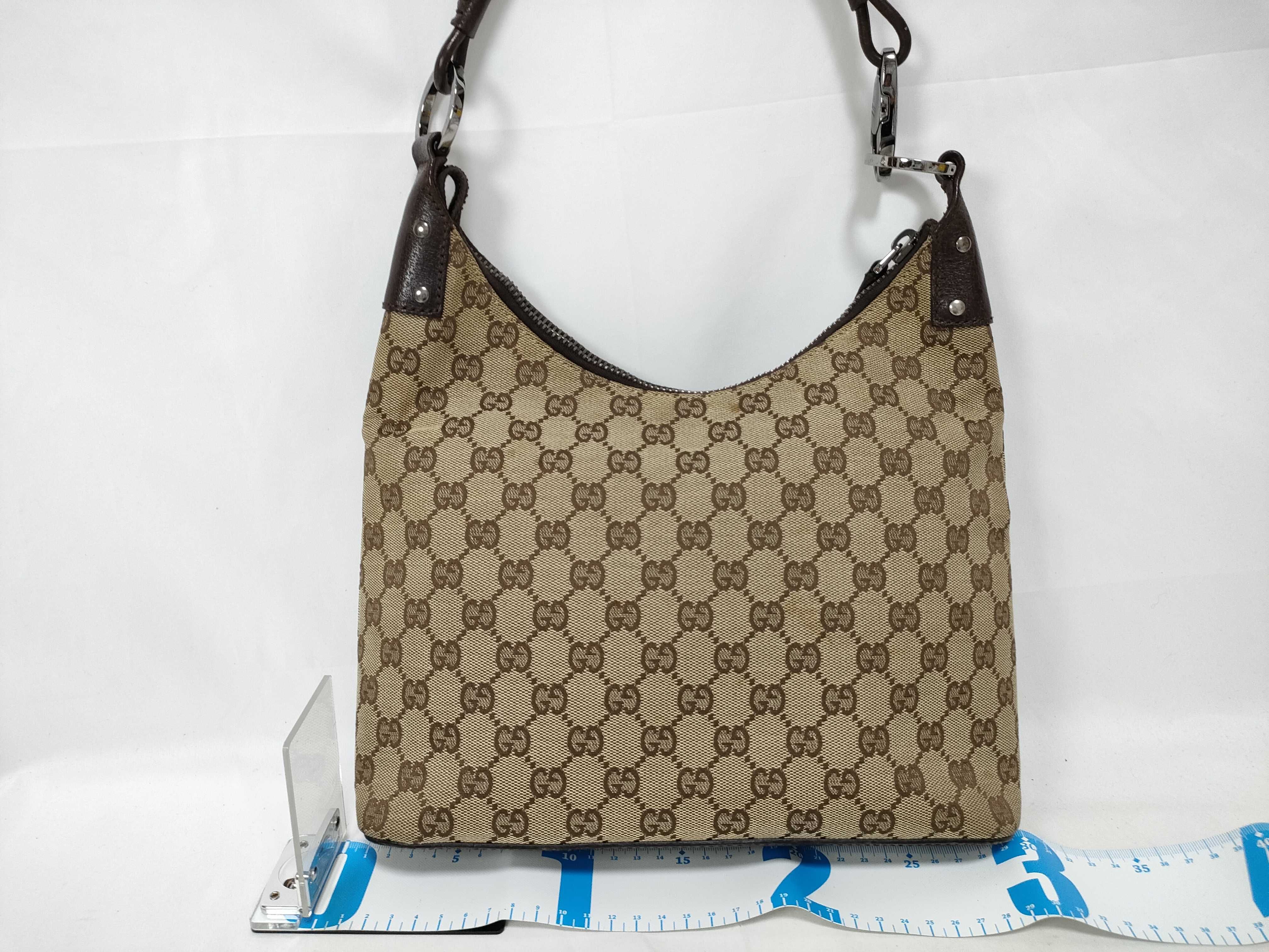 Brown Canvas Vintage Horn Waist Bag — view 2