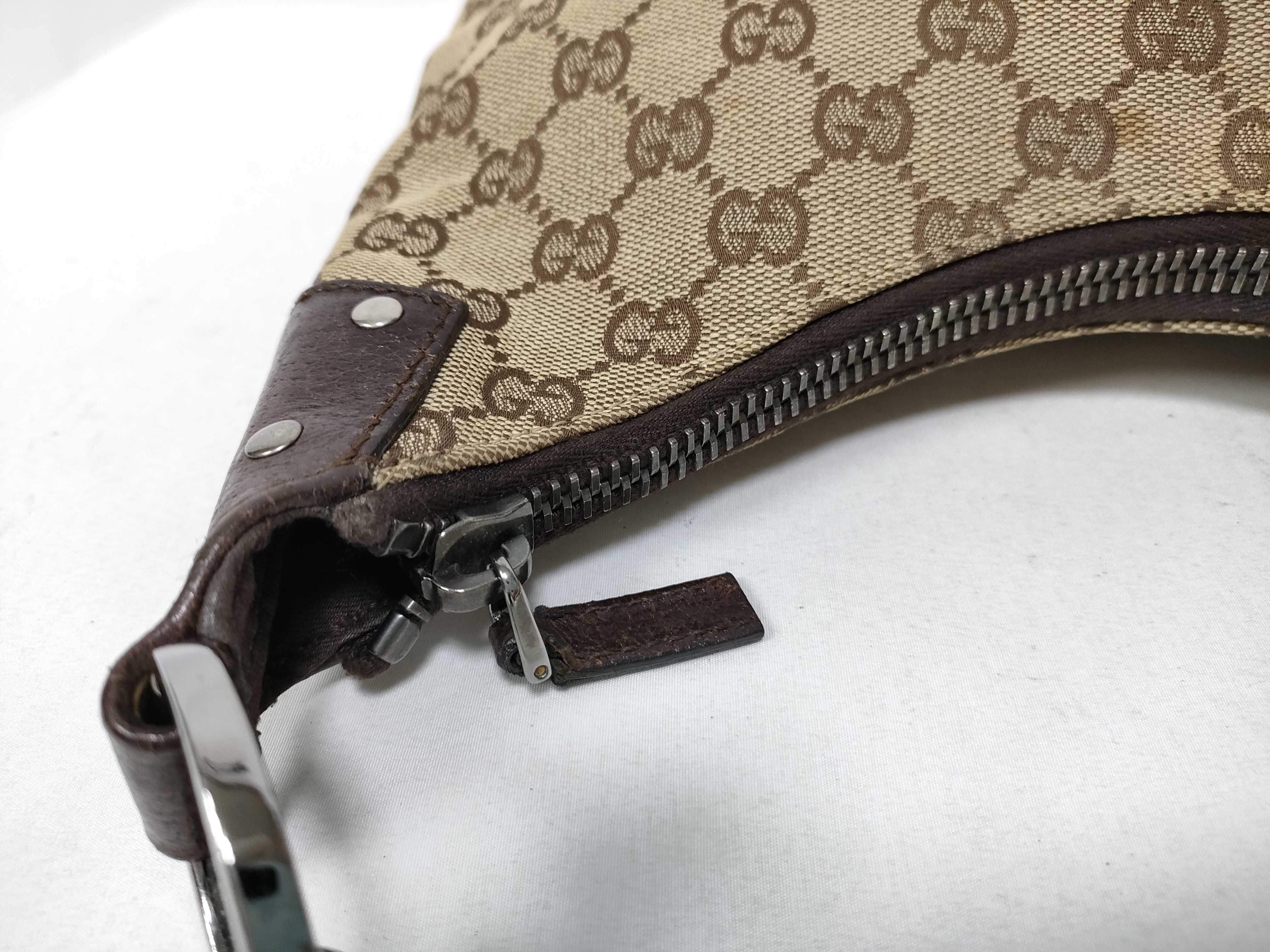 Brown Canvas Vintage Horn Waist Bag — view 12