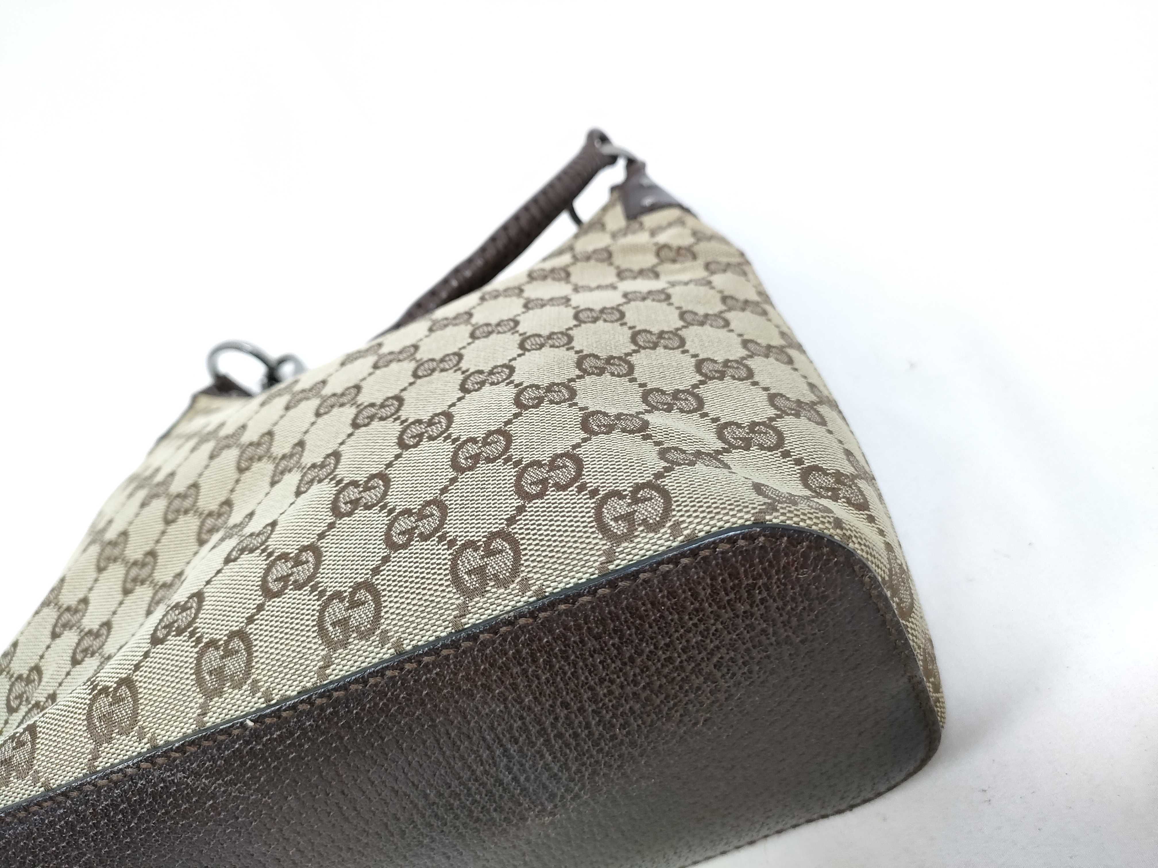 Brown Canvas Vintage Horn Waist Bag — view 5