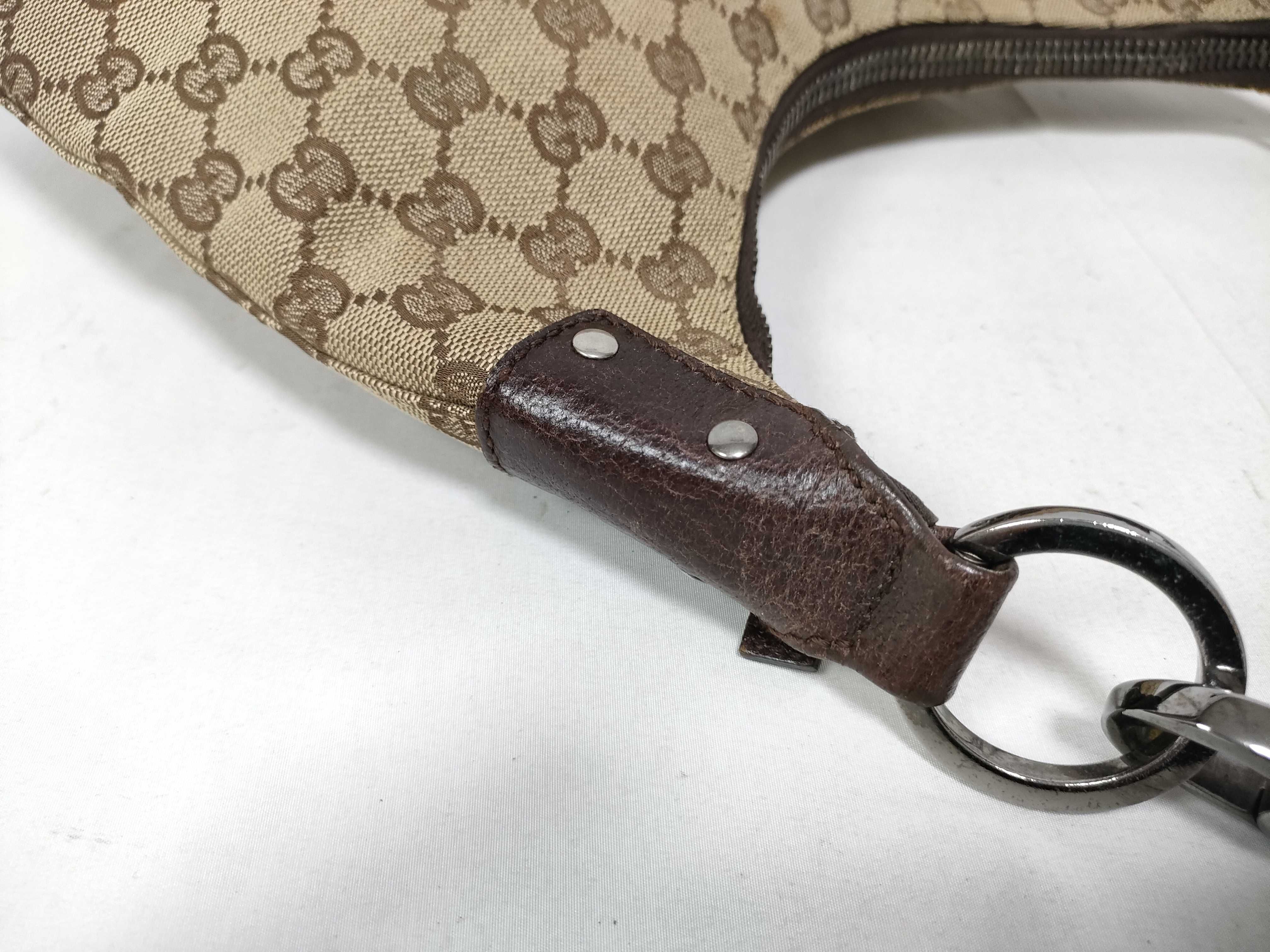 Brown Canvas Vintage Horn Waist Bag — view 7