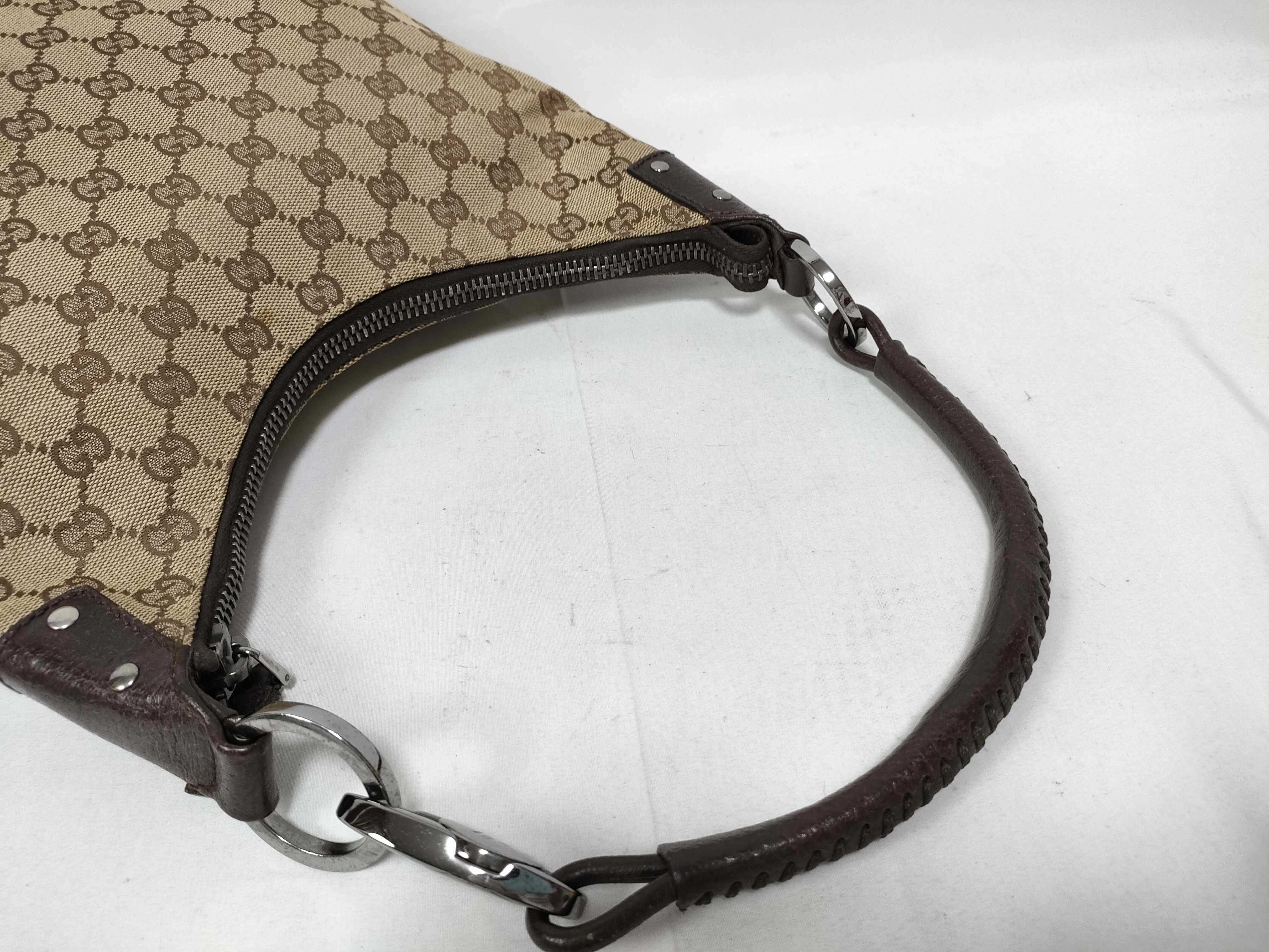 Brown Canvas Vintage Horn Waist Bag — view 9