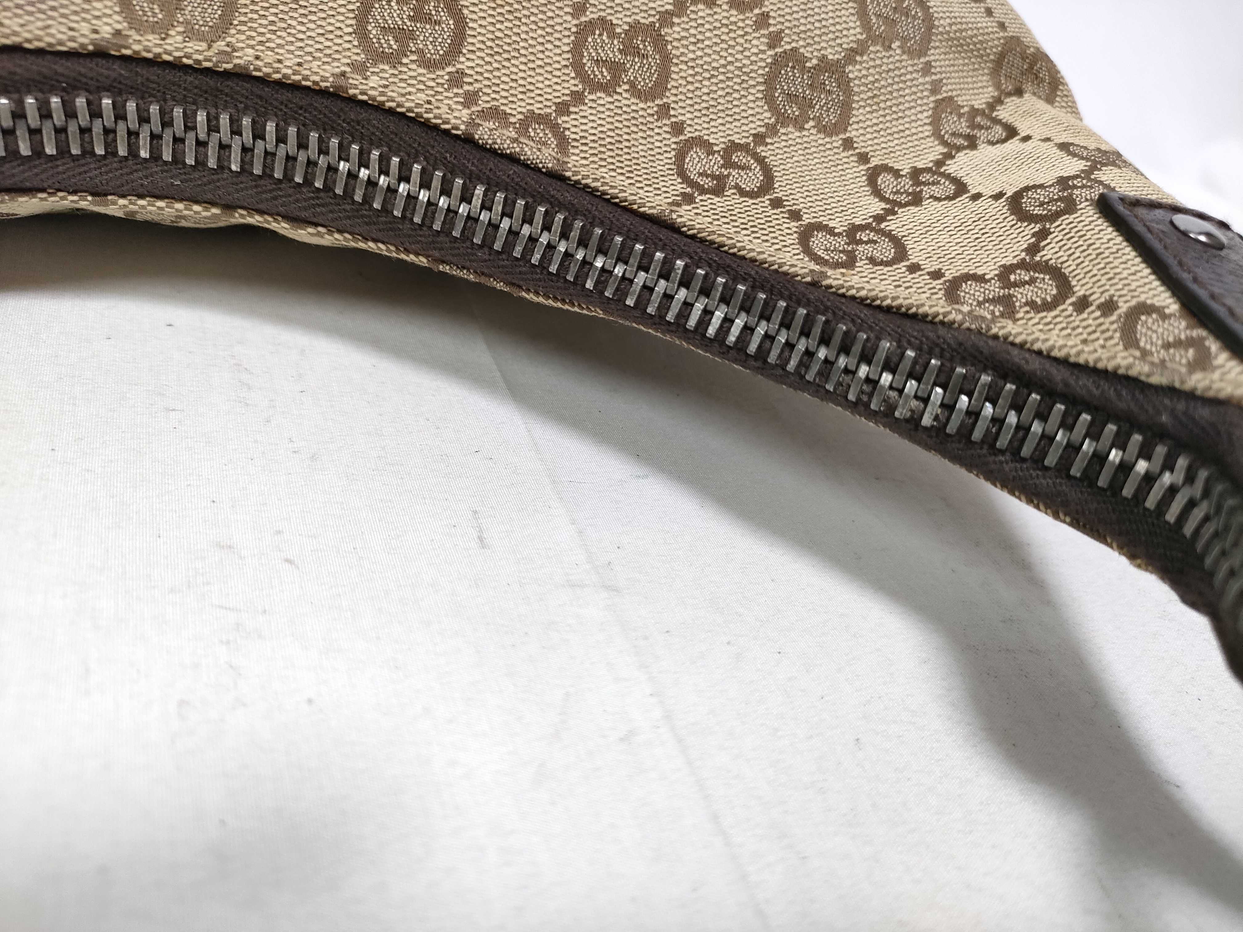 Brown Canvas Vintage Horn Waist Bag — view 10