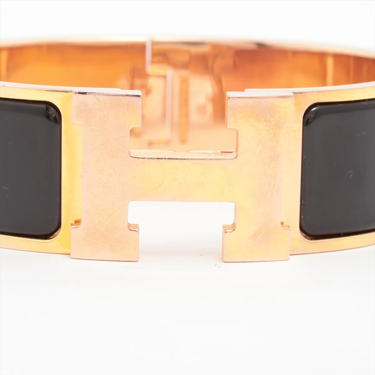 Click H Bangle Large ST1221 Bangle GP Black x Gold — view 3