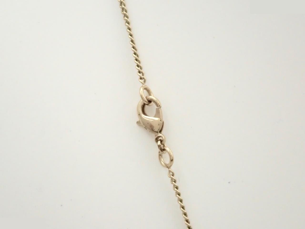Cocomark Pearl Rhinestone Reversible Necklace Chain Approx. 60cm — view 2