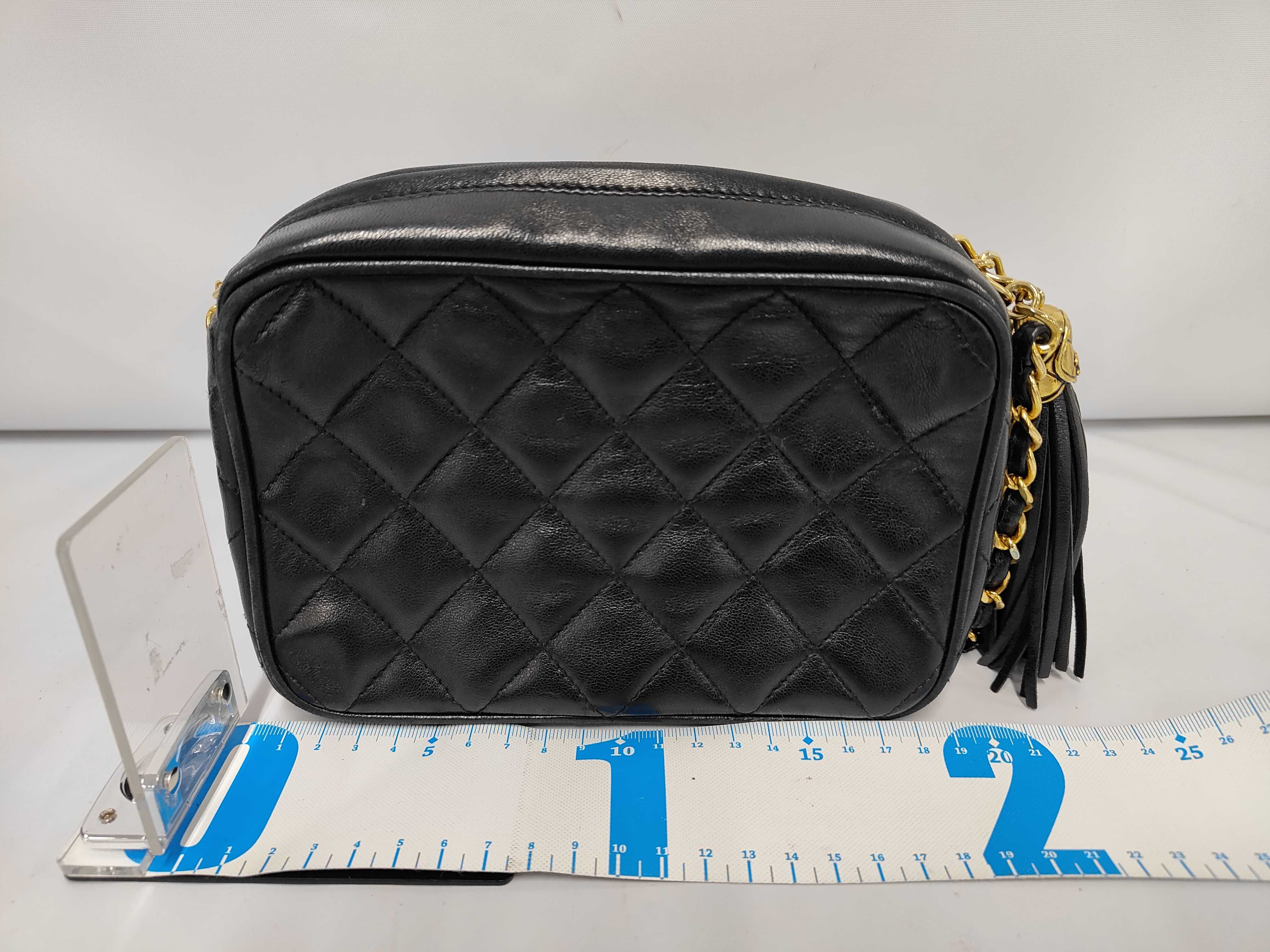Tassel Black Chain Shoulder Bag — view 2