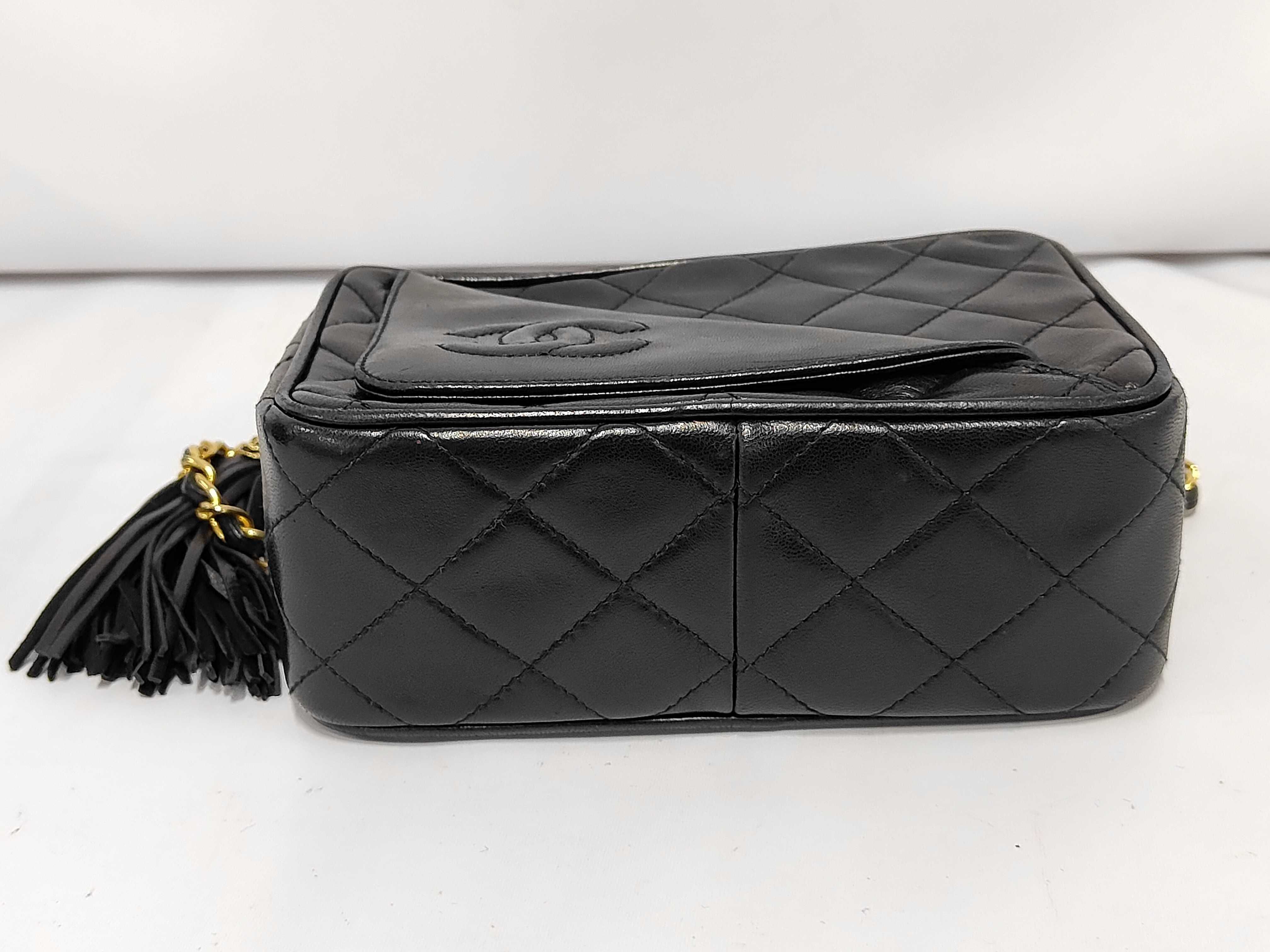 Tassel Black Chain Shoulder Bag — view 3