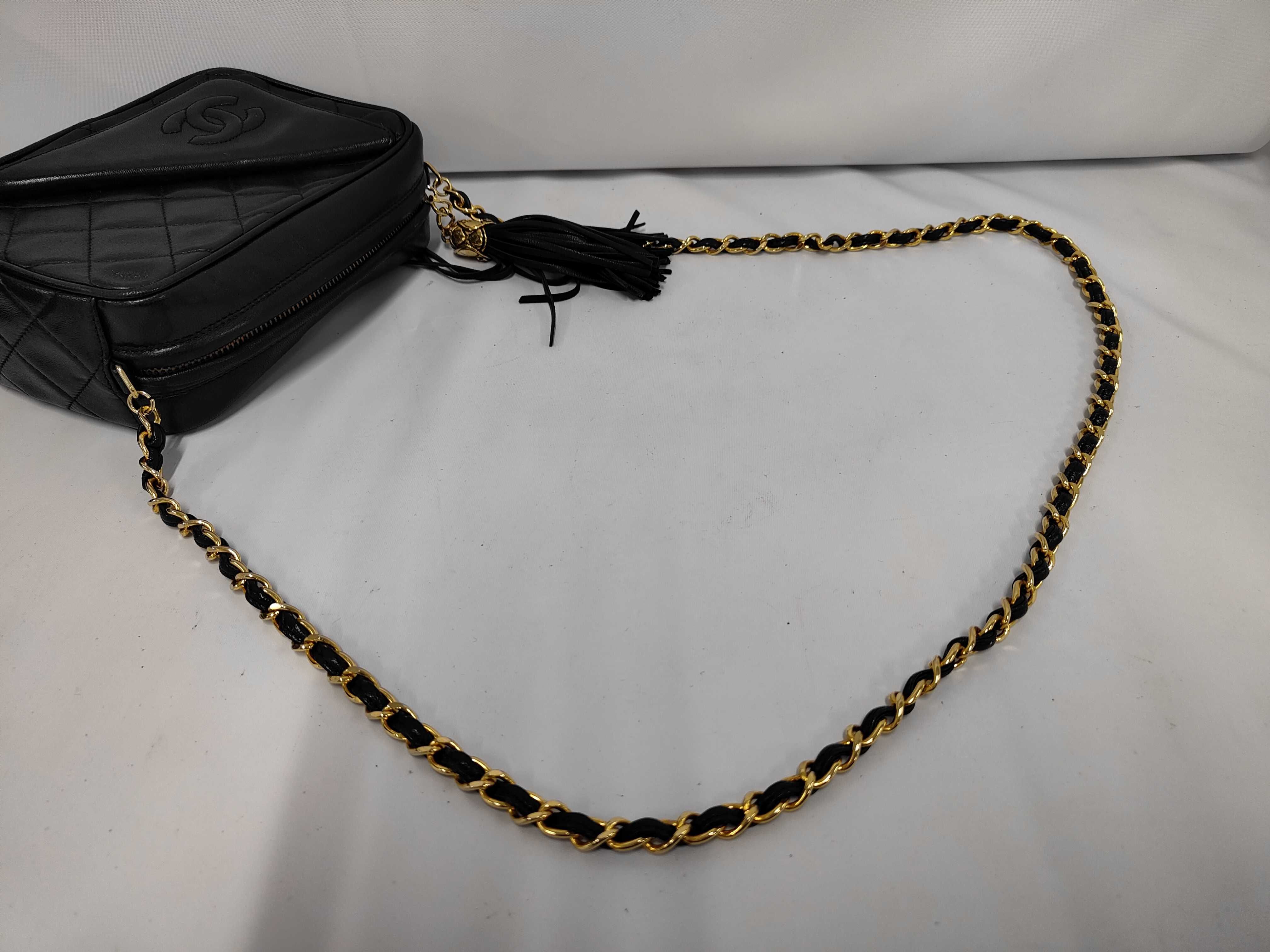 Tassel Black Chain Shoulder Bag — view 5