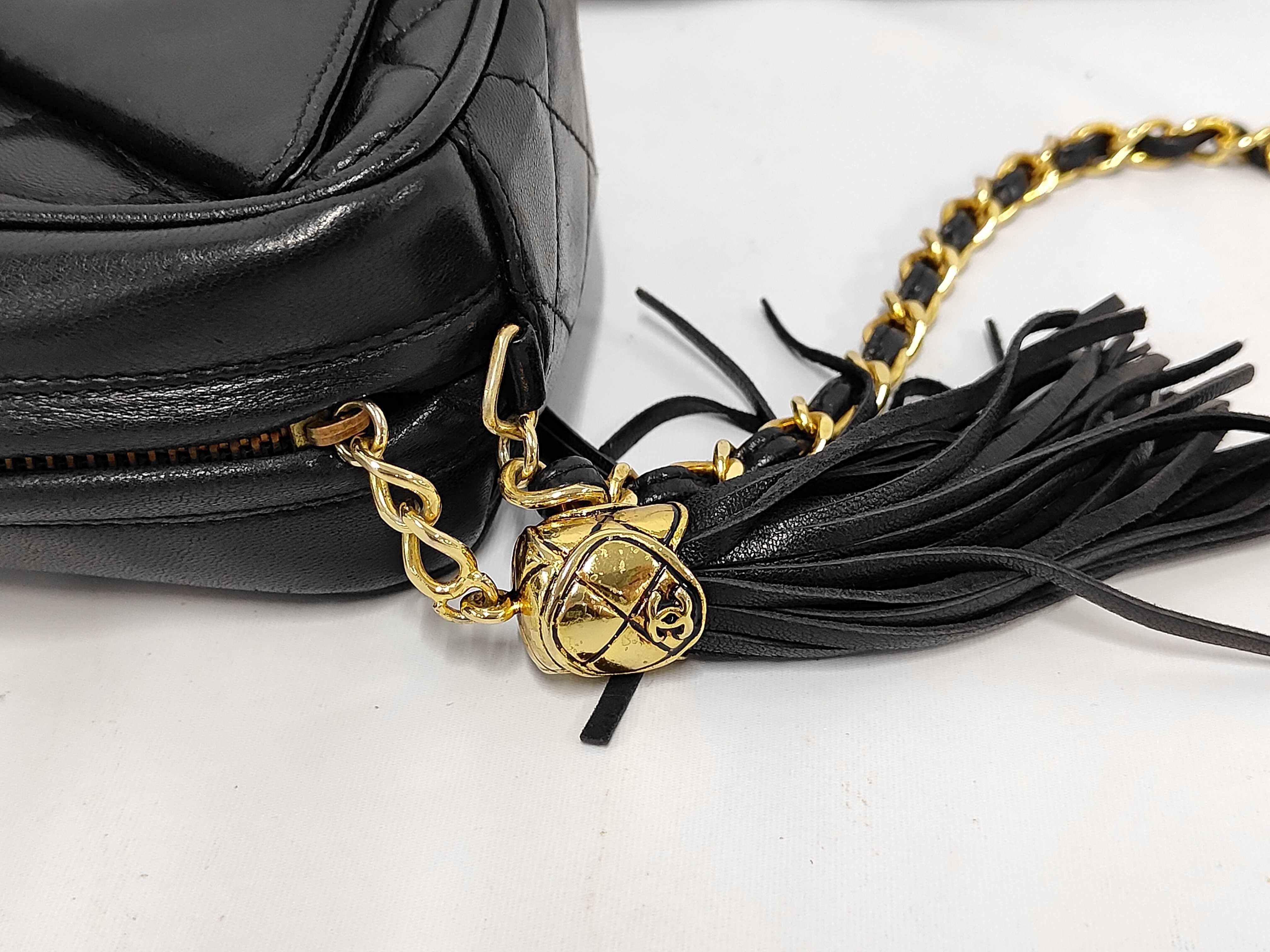 Tassel Black Chain Shoulder Bag — view 7