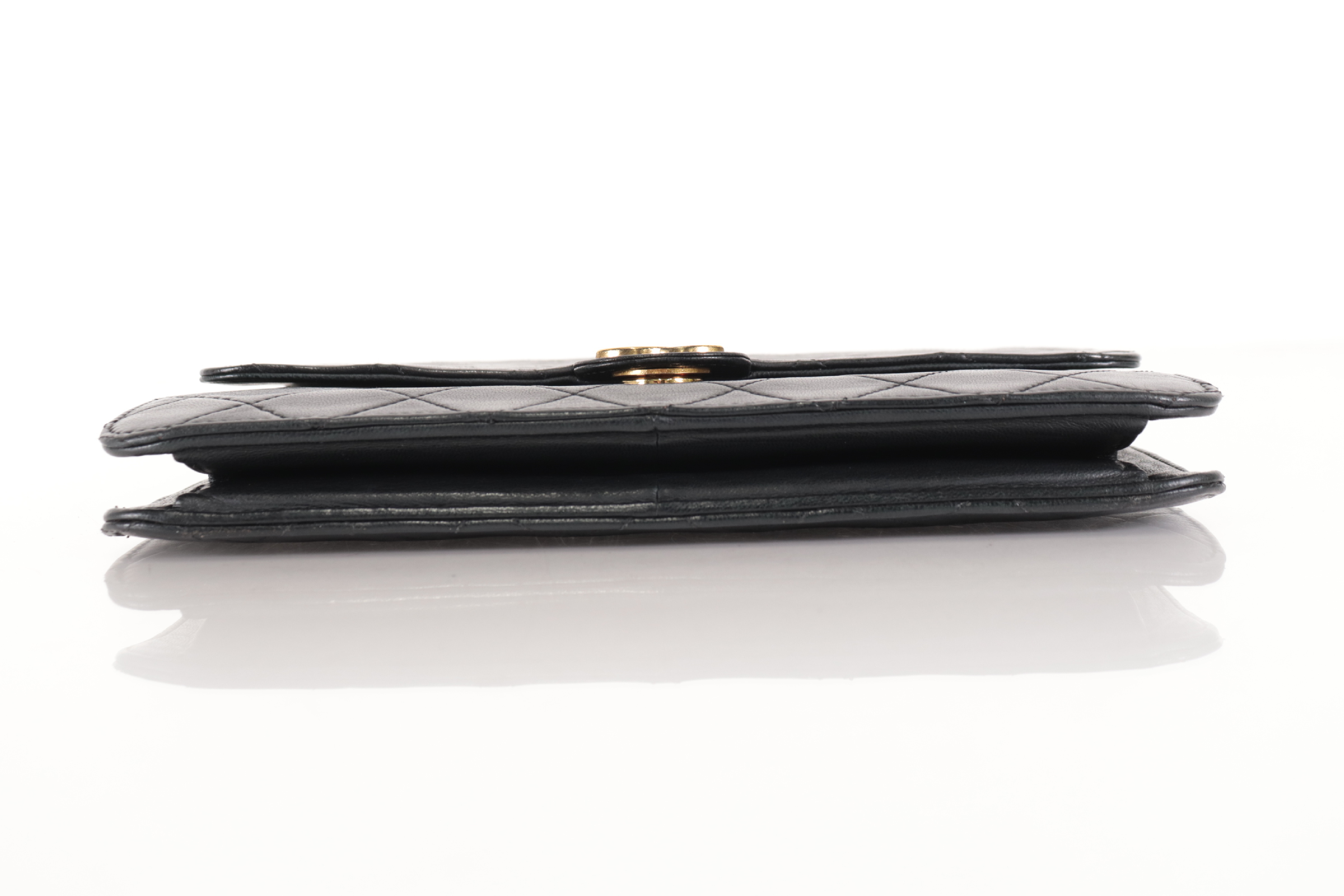 Push-Lock Lambskin Chain Shoulder Bag (Series 5) — view 6