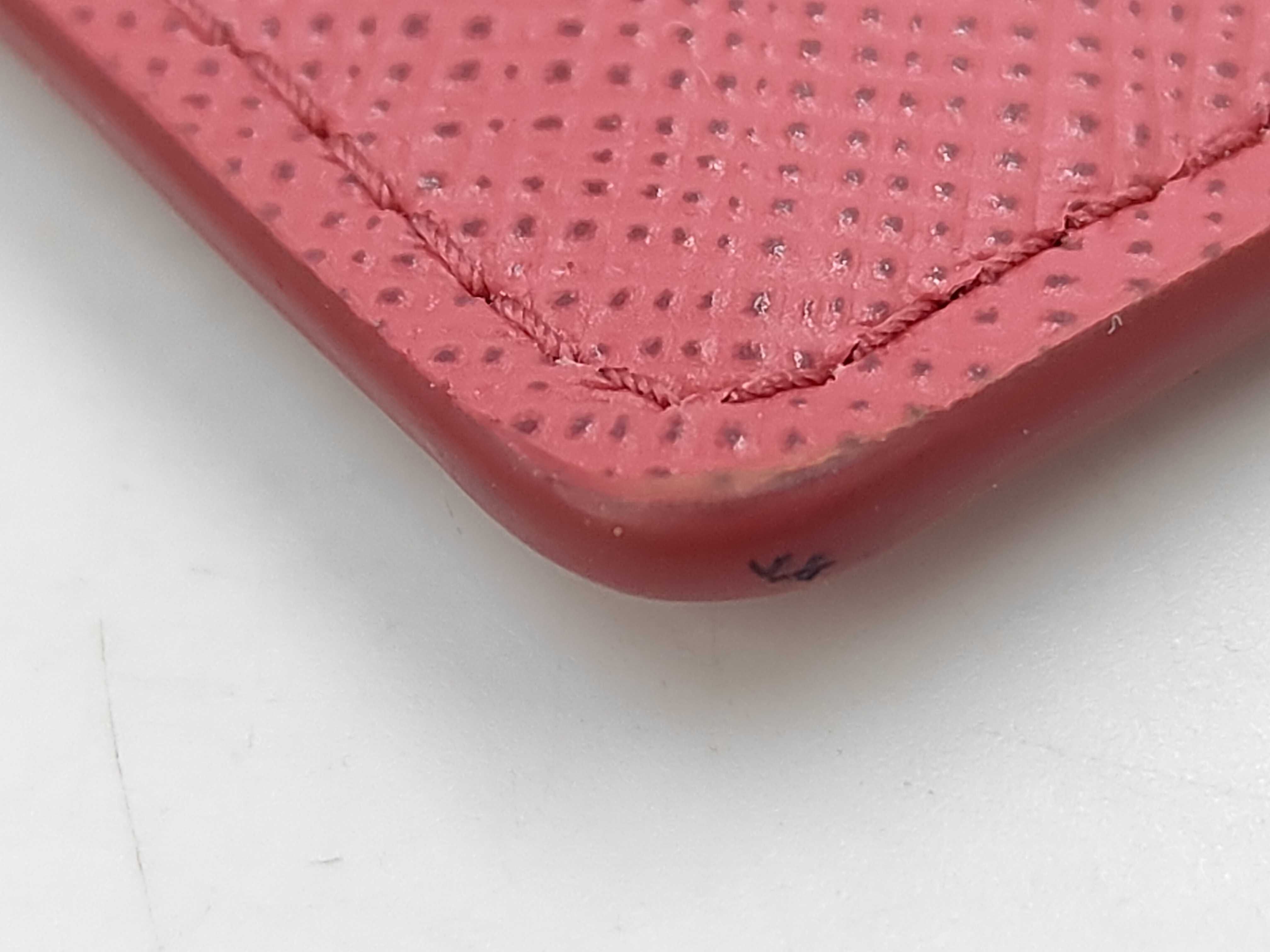 logo card case/key case 1MC054 pink. (Card case/pass case/business card holder) — view 3