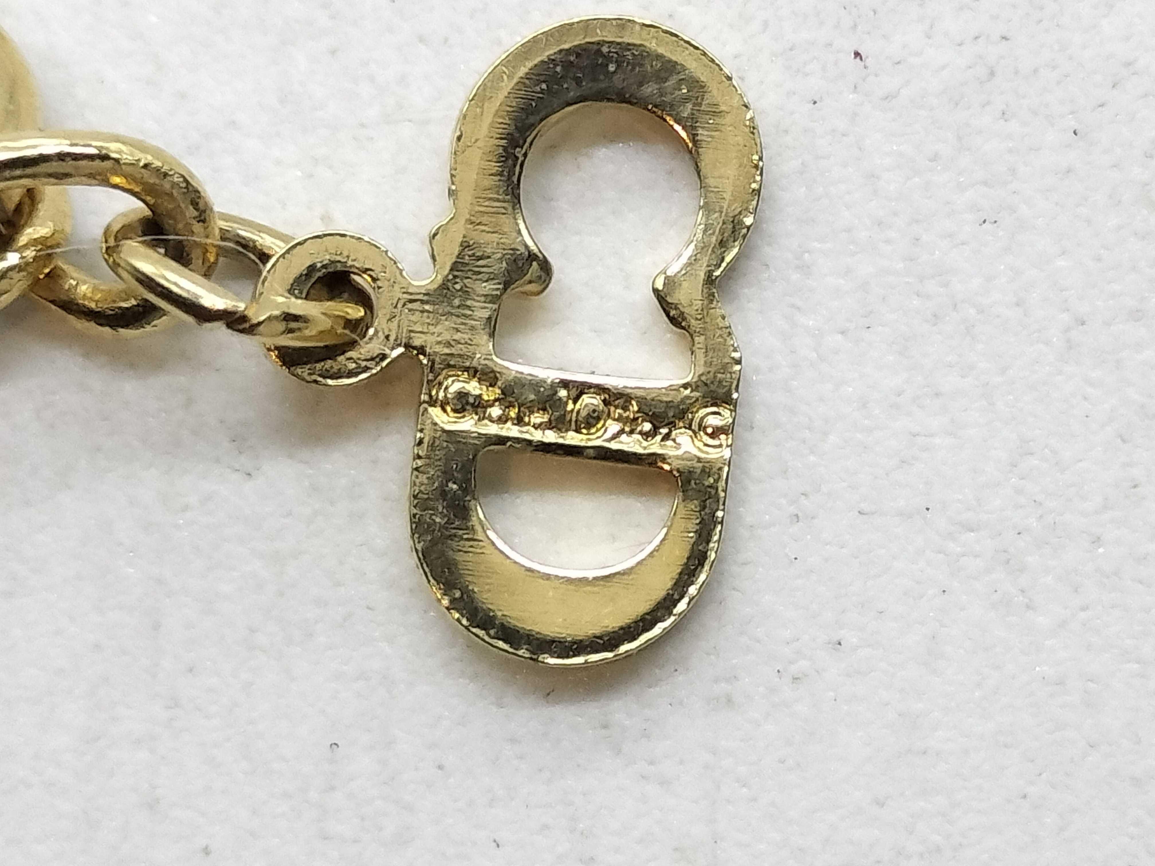 Gold Plated Logo Necklace — view 5