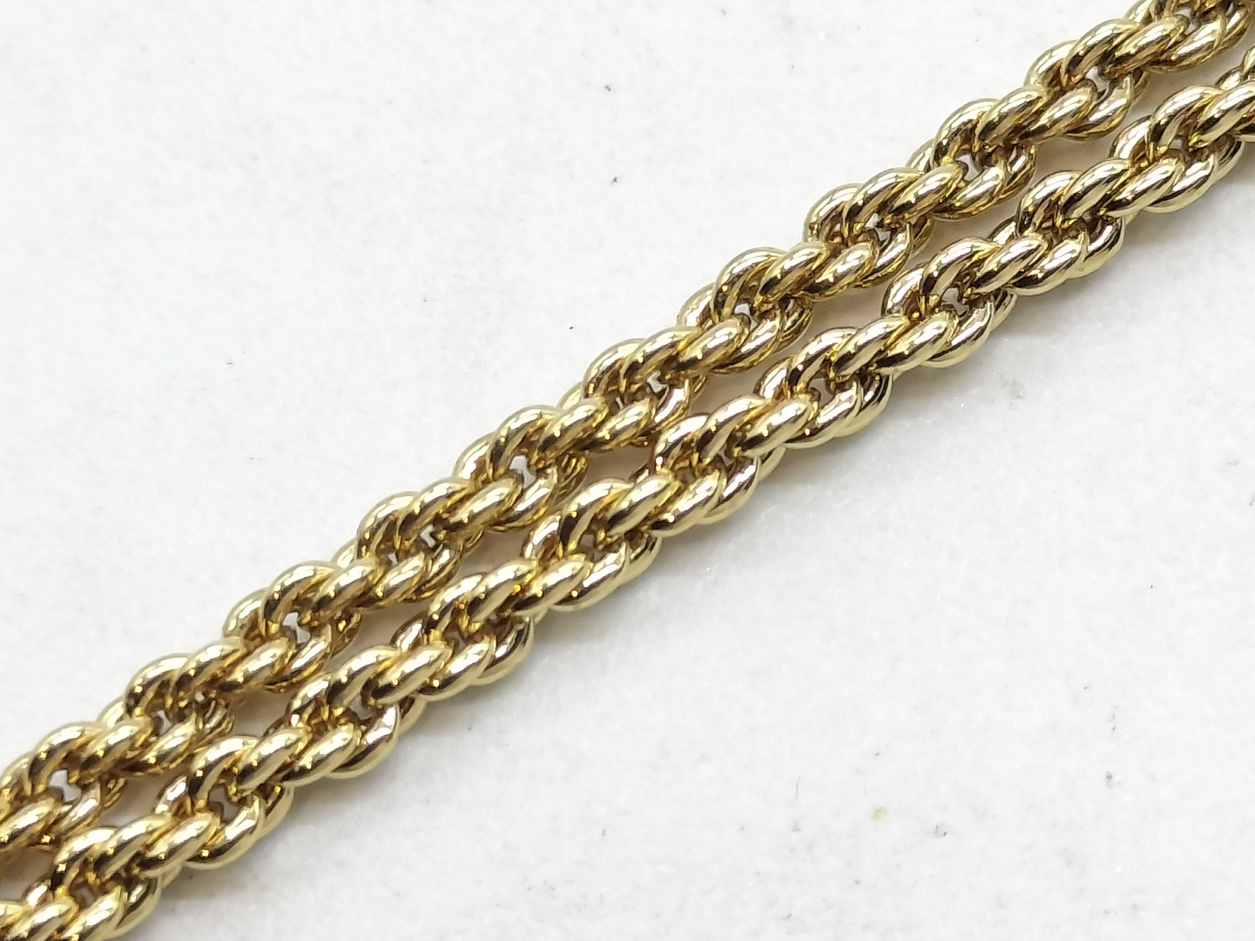 Gold Plated Logo Necklace — view 7