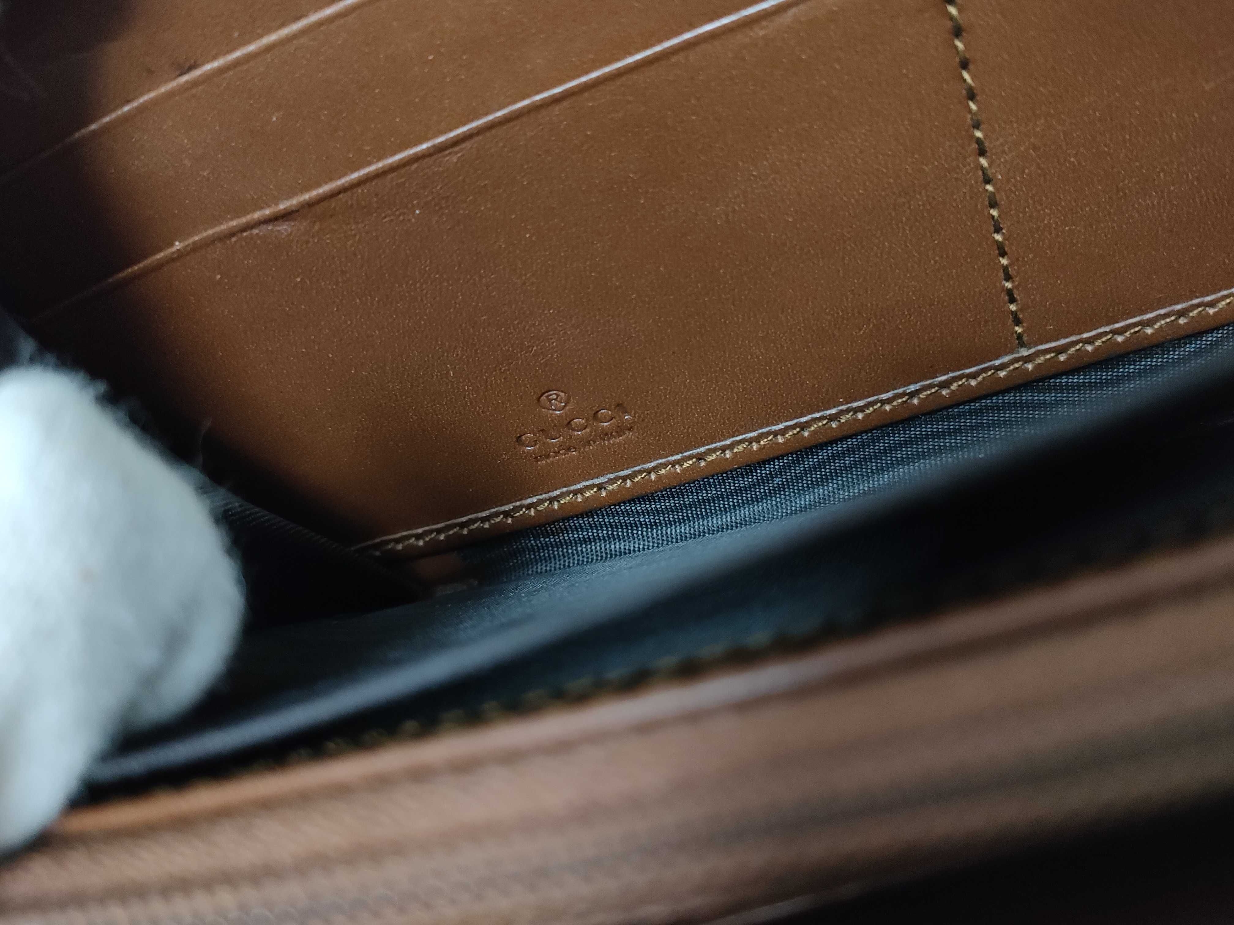 GG Supreme Round Zip-Around Long Wallet — view 12