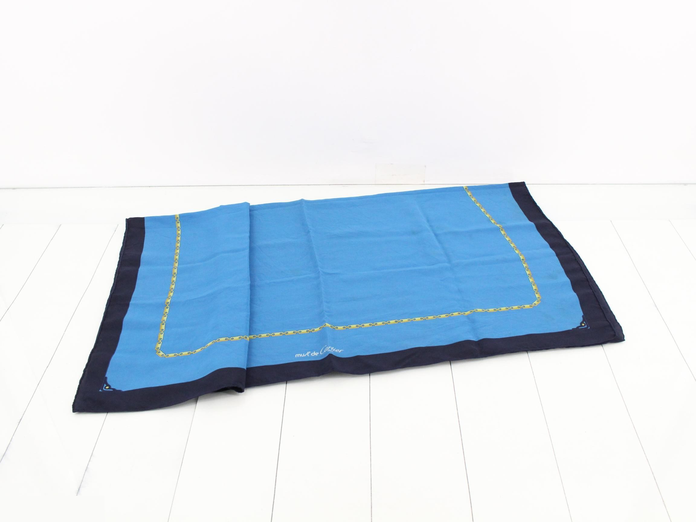 Scarf, blue, other lines, accessories, scarves — view 3