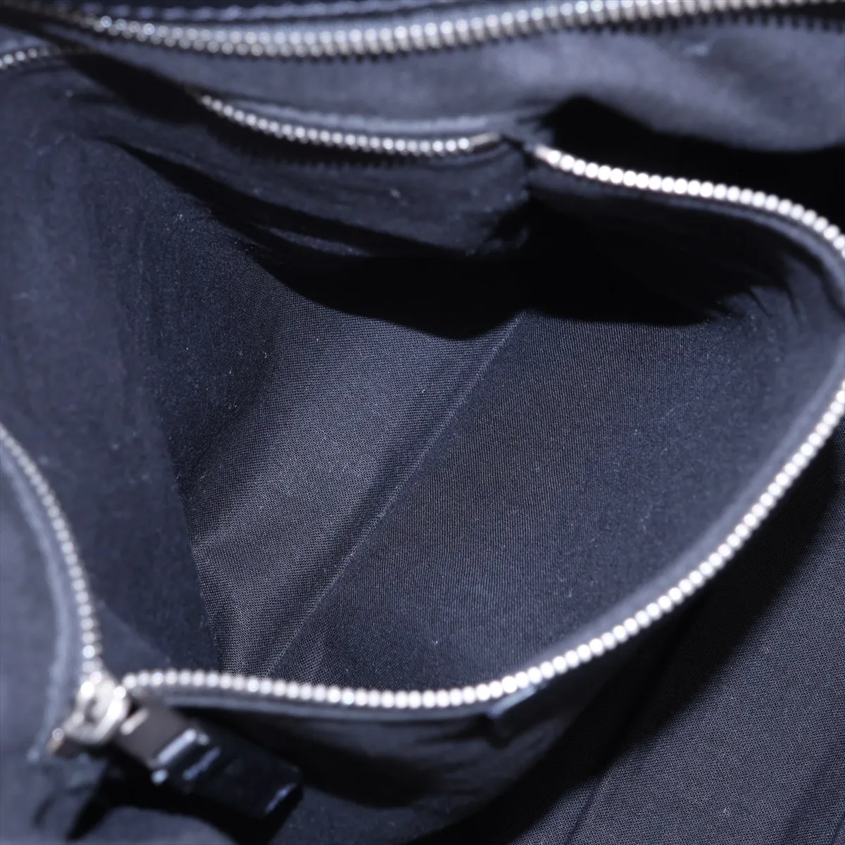 Classic Mini Folder 340134 Leather 2-Way Handbag Black — view 7
